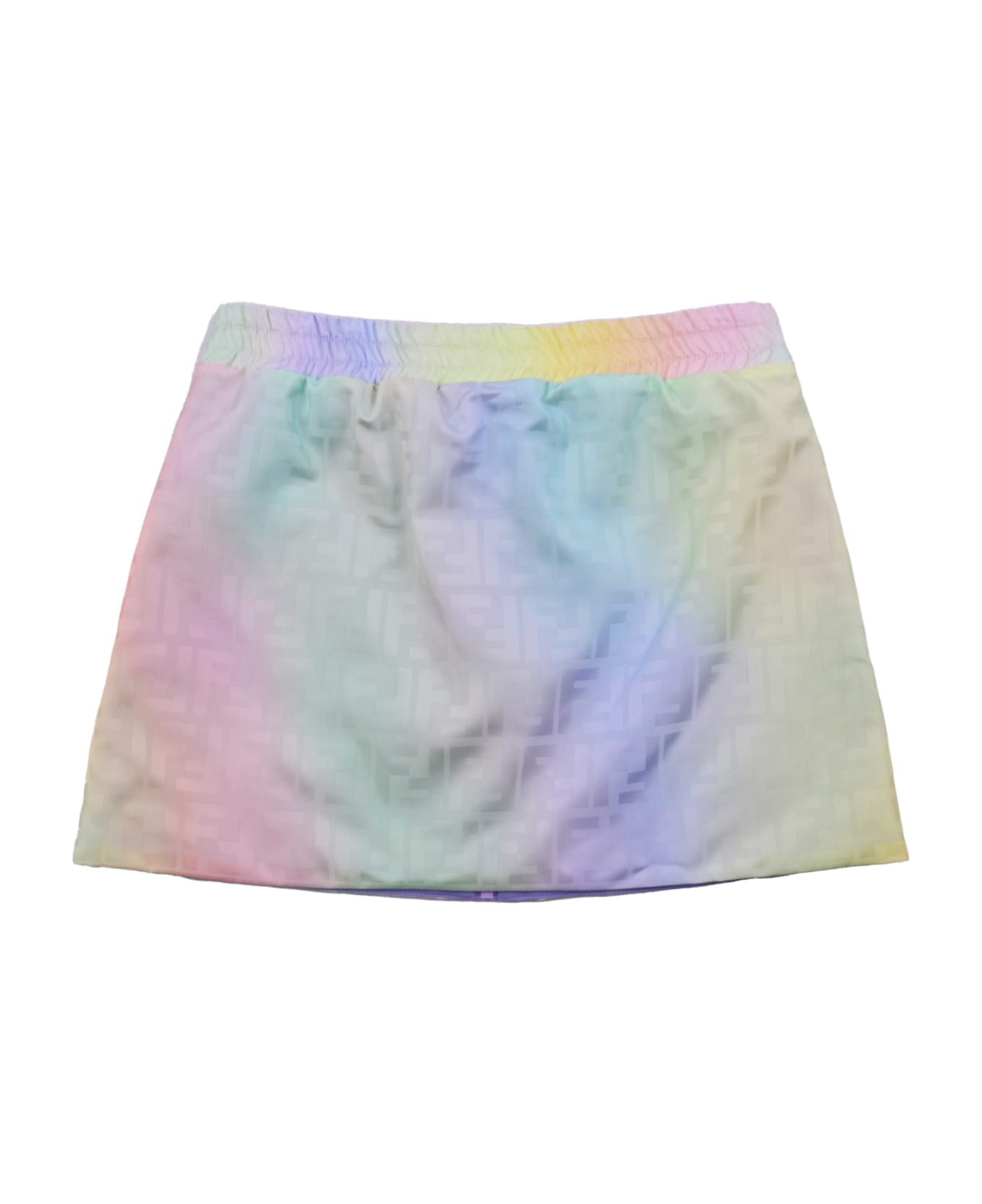 Fendi Multicolor Skirt With Logo - Multicolor