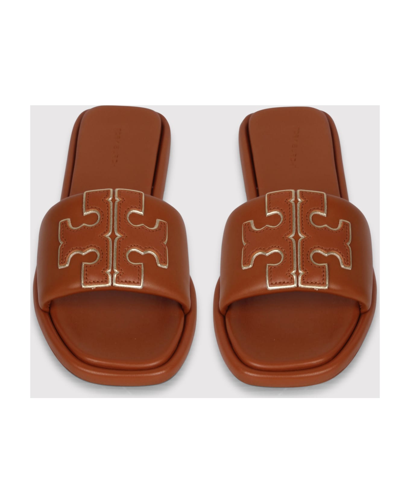 Tory Burch Double T Sport Patch Slides
