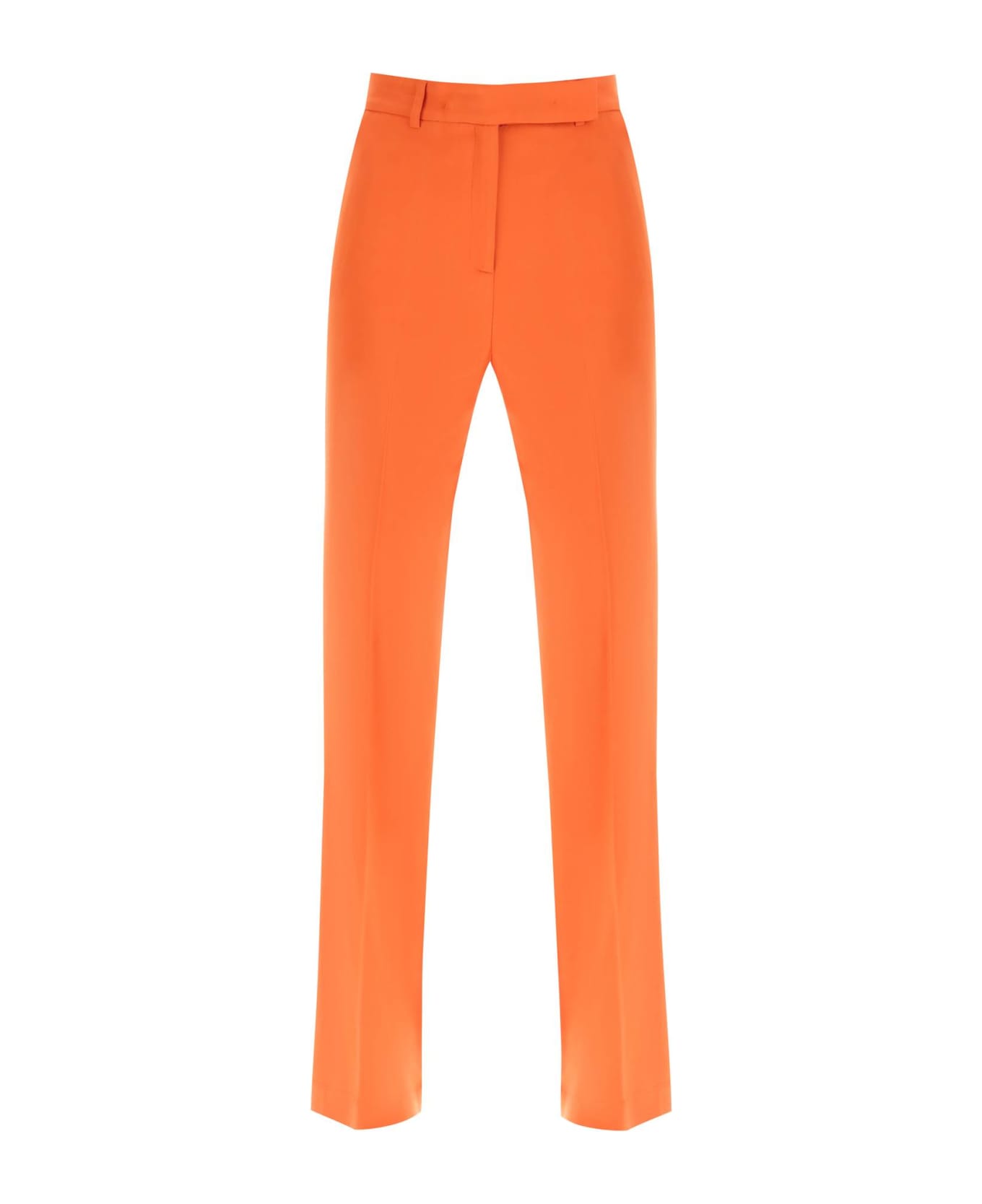 Hebe Studio 'lover' Canvas faille Trousers - ORANGE (Orange)