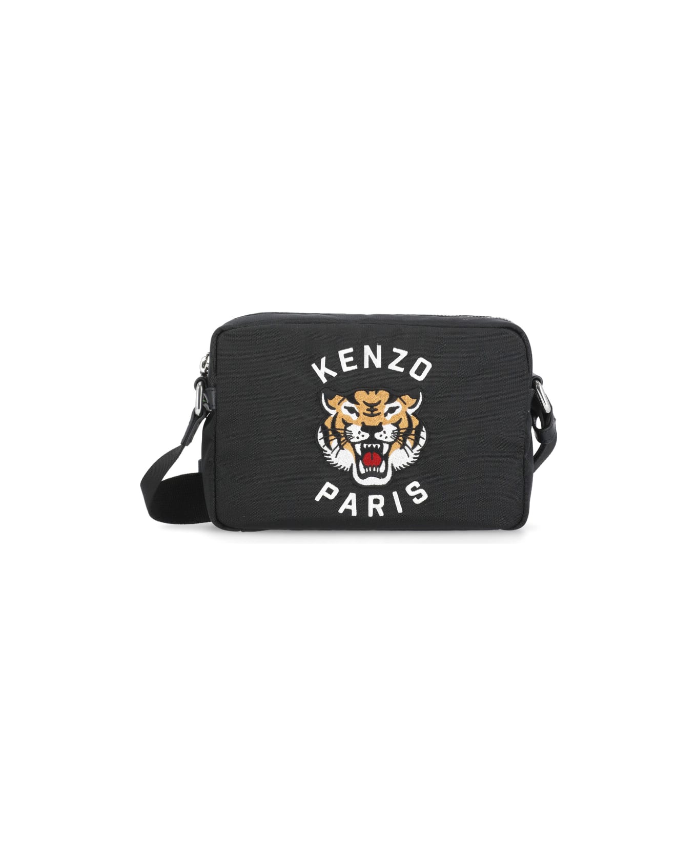 Kenzo Varsity Tiger Crossbody Bag - Black ショルダーバッグ