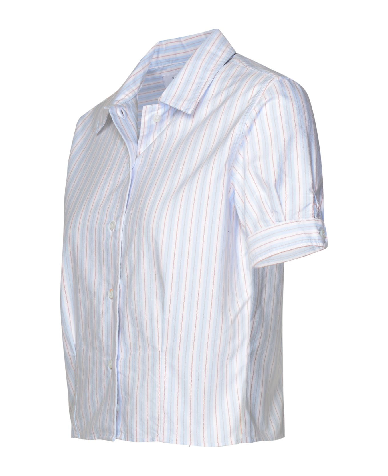 Thom Browne Multicolor Cotton Shirt - Light Blue