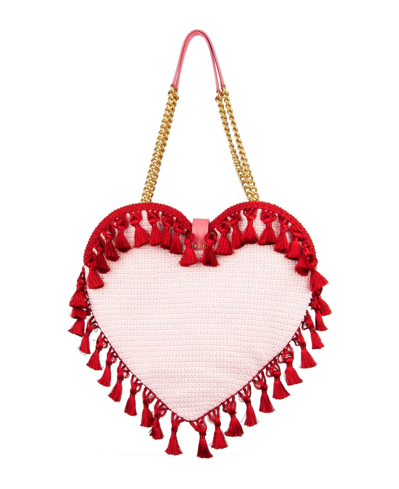 Dolce & Gabbana My Heart Crochet Bag - Pink