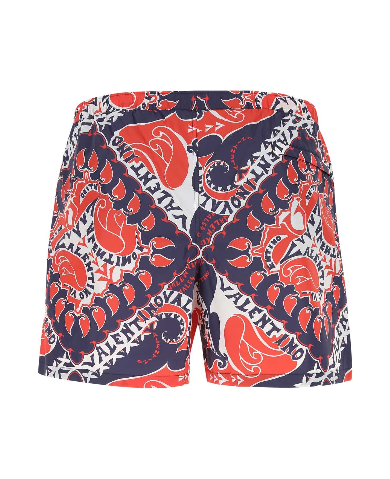 Valentino Garavani Printed Nylon Swimming Shorts - 7QC