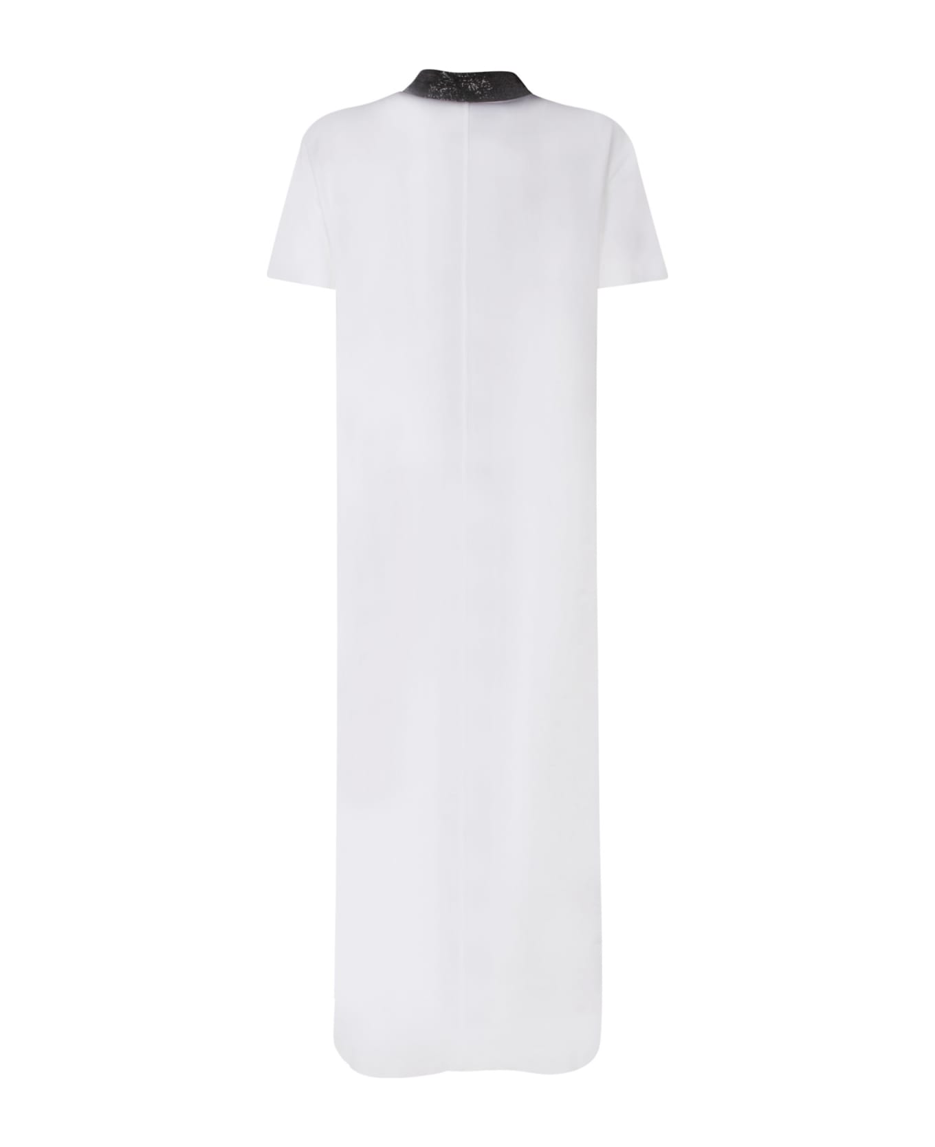 Brunello Cucinelli 'monile' Long Dress - White ワンピース＆ドレス