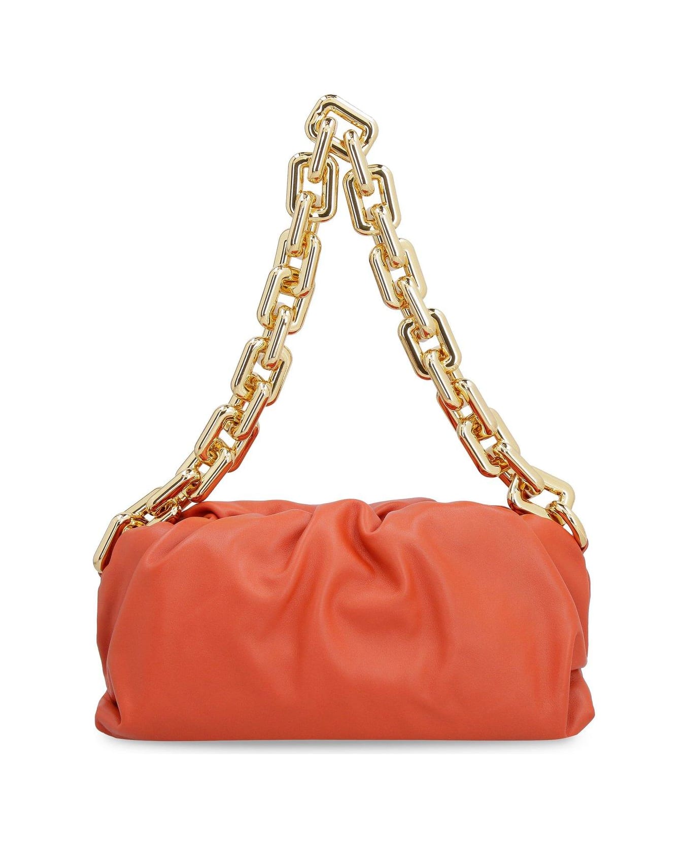 Bottega Veneta The Chain Clutch Bag - Arancione