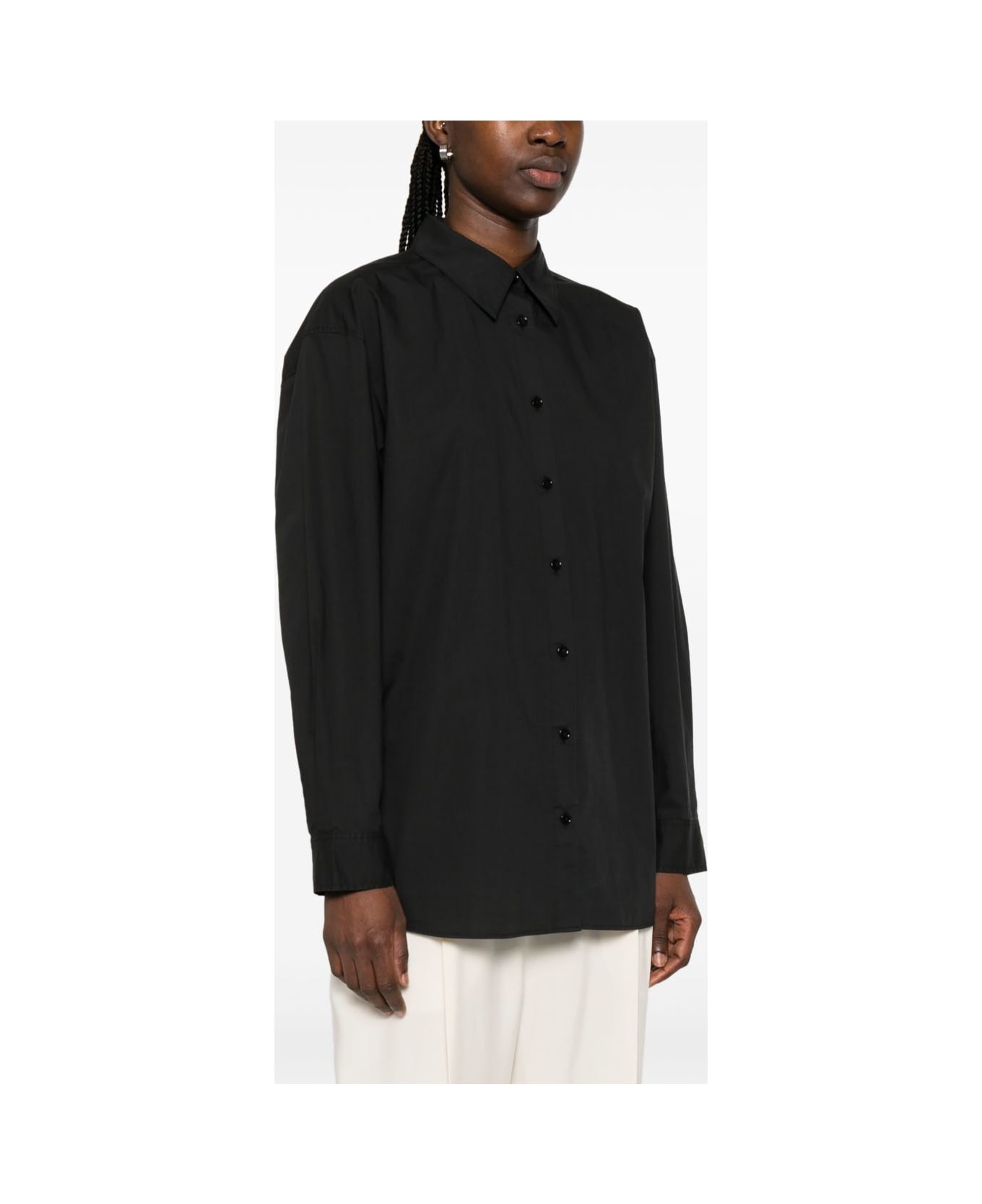 Totême Organic Cotton Shirt - Black