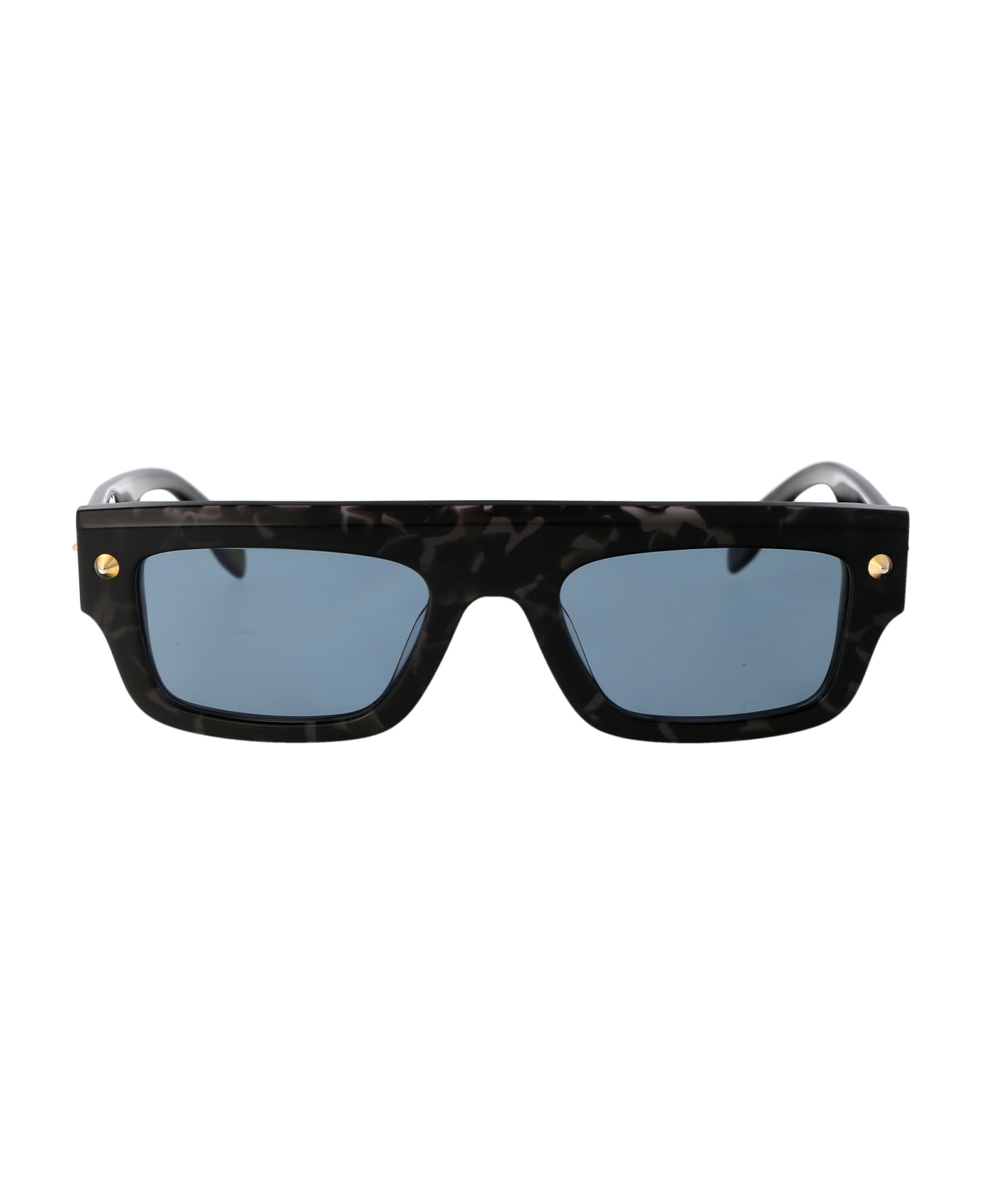 Alexander McQueen Eyewear Am0427s Sunglasses - 003 HAVANA HAVANA BLUE