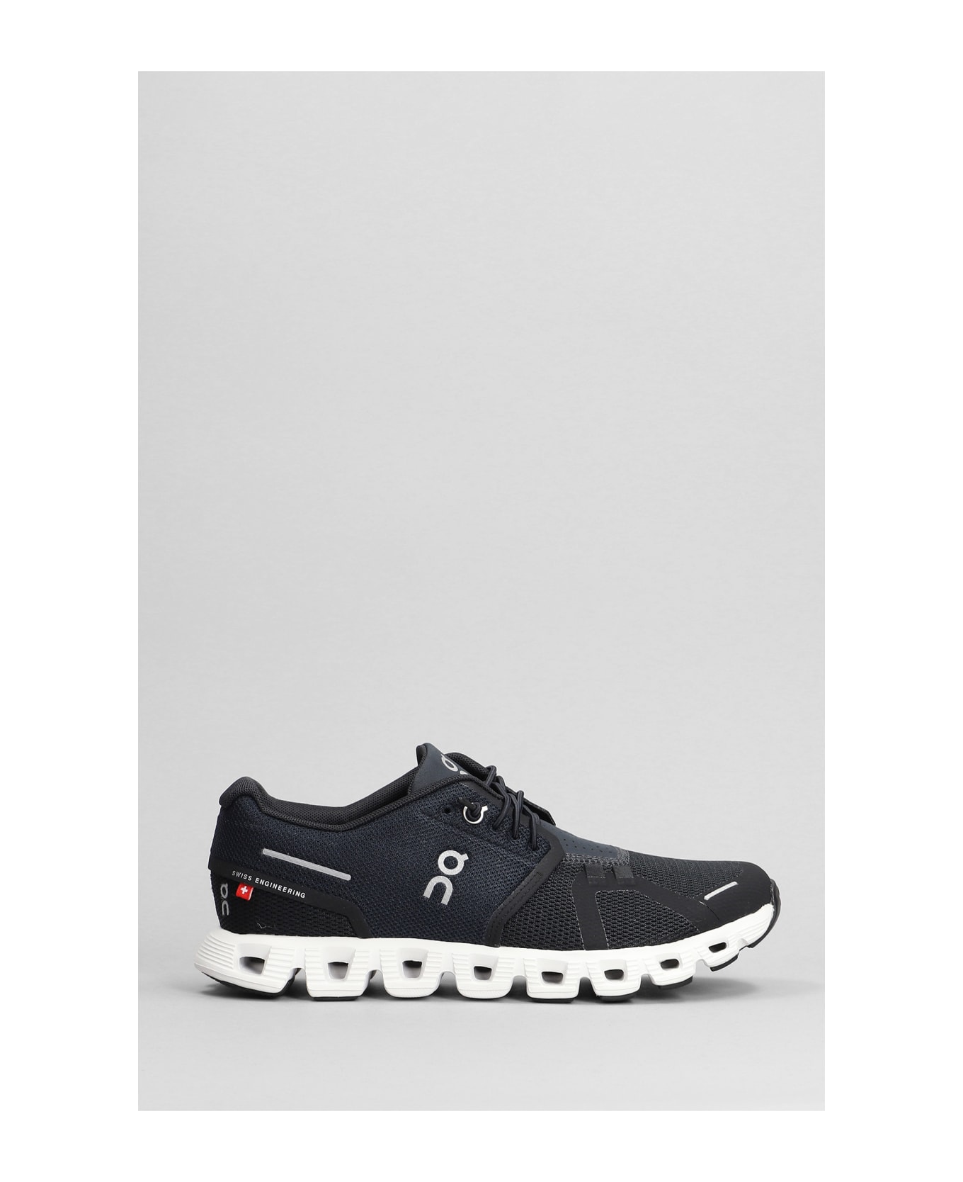 ON Cloud 5 Sneakers In Black Polyester - black