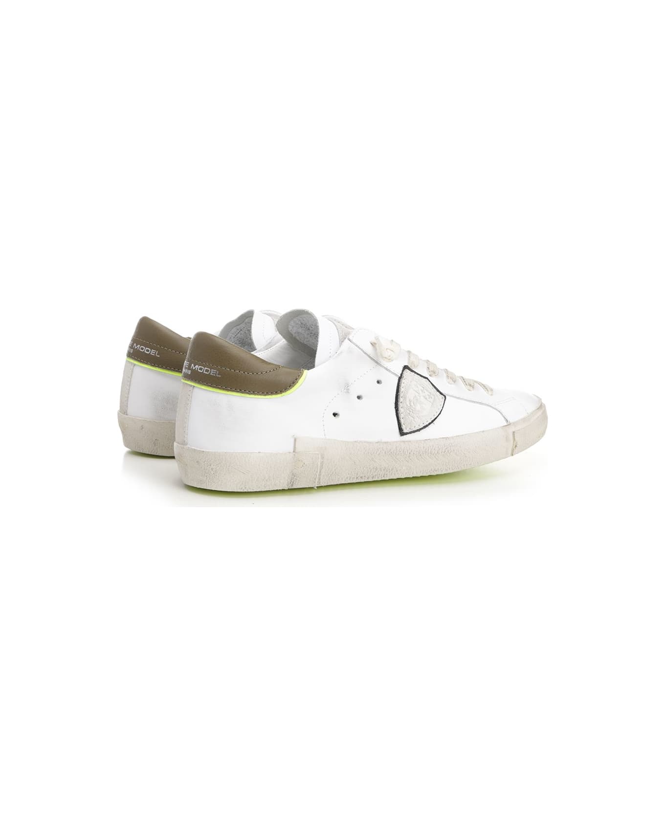 Philippe Model Low "prsx" Sneaker - White