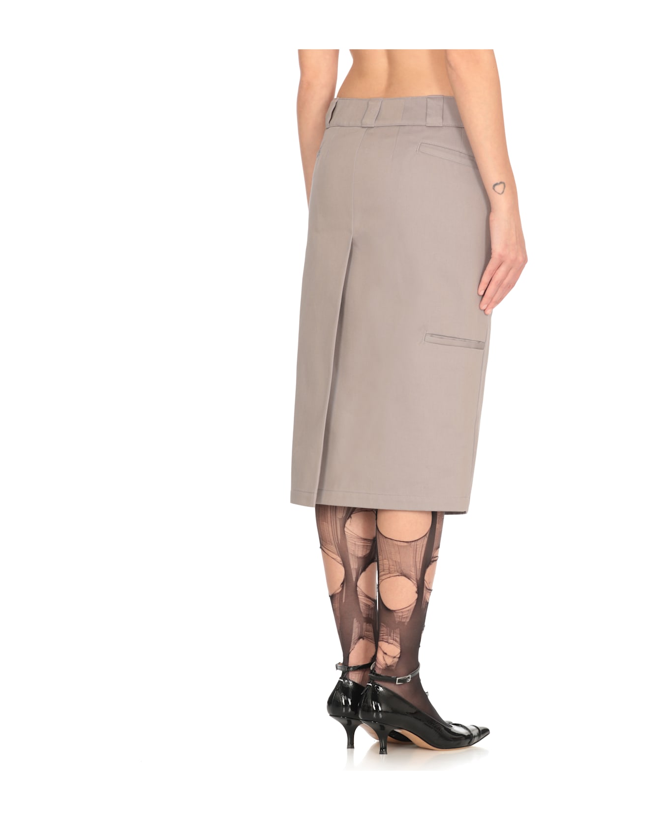 Maison Margiela Cotton Skirt - Grey