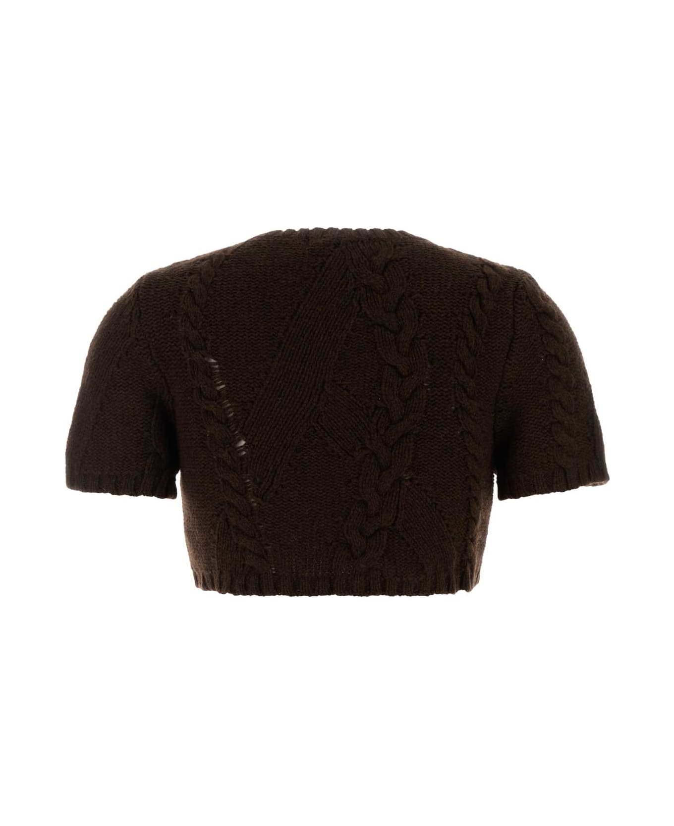 Gimaguas Brown Wool Julia Sweater - BROWN