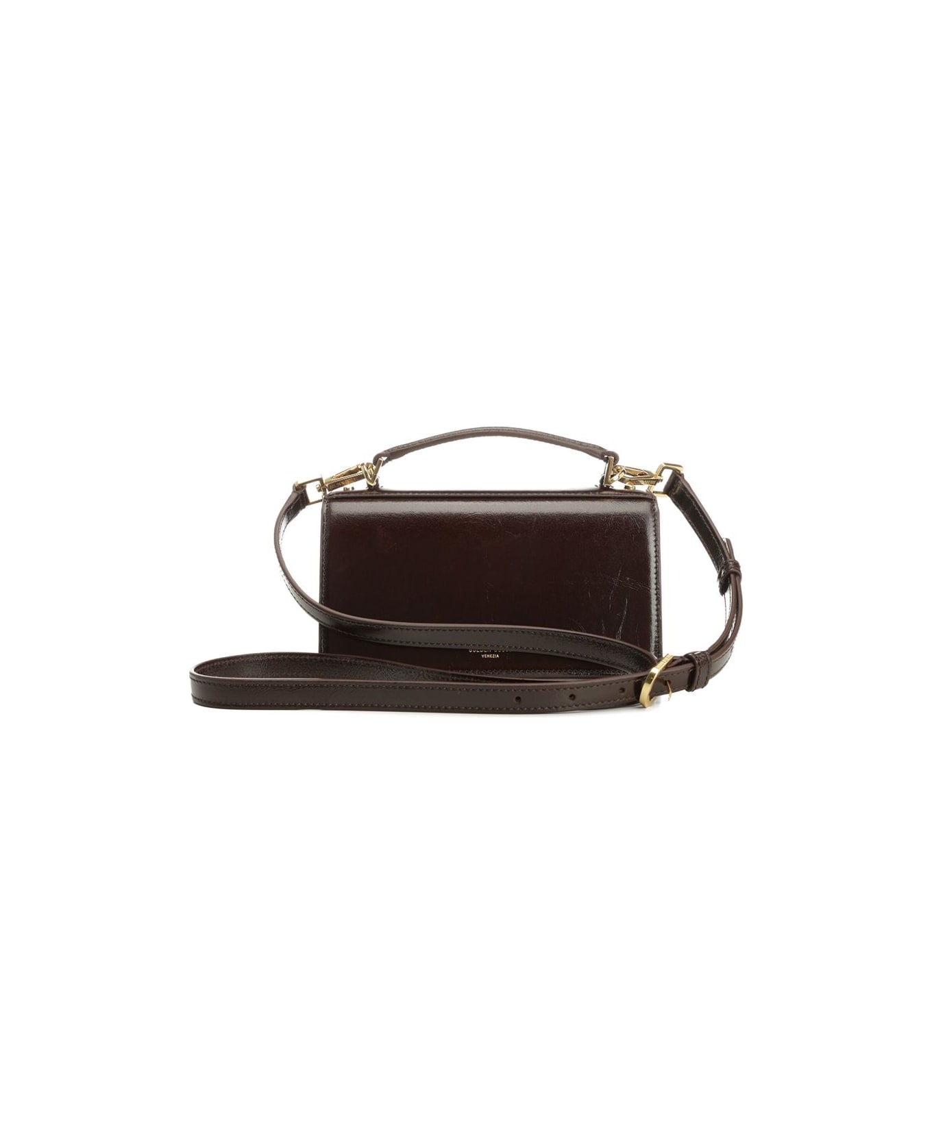 Golden Goose Venezia Small Leather Handbag - Brown