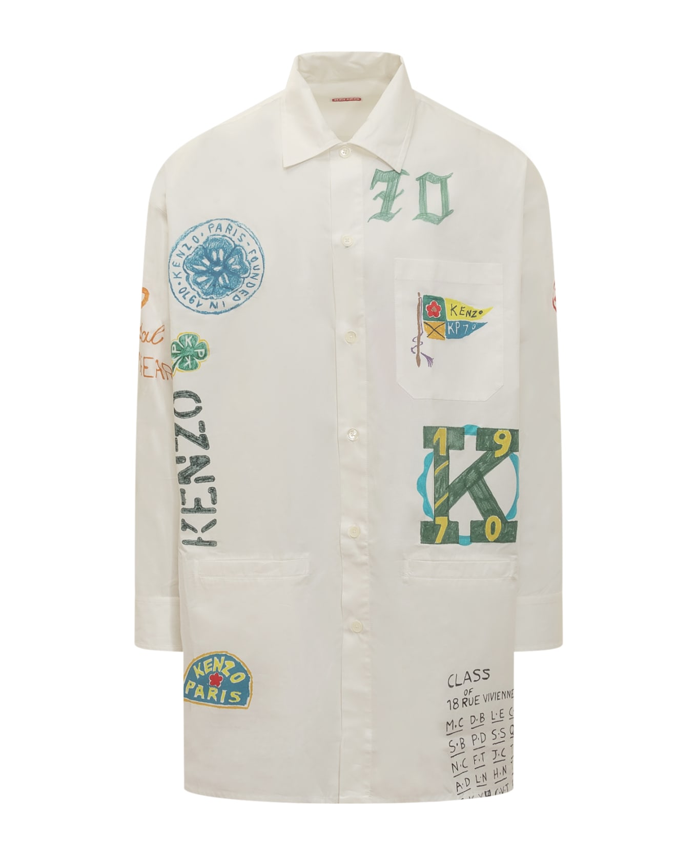 Kenzo Varsity Shirt - MULTICOLOR