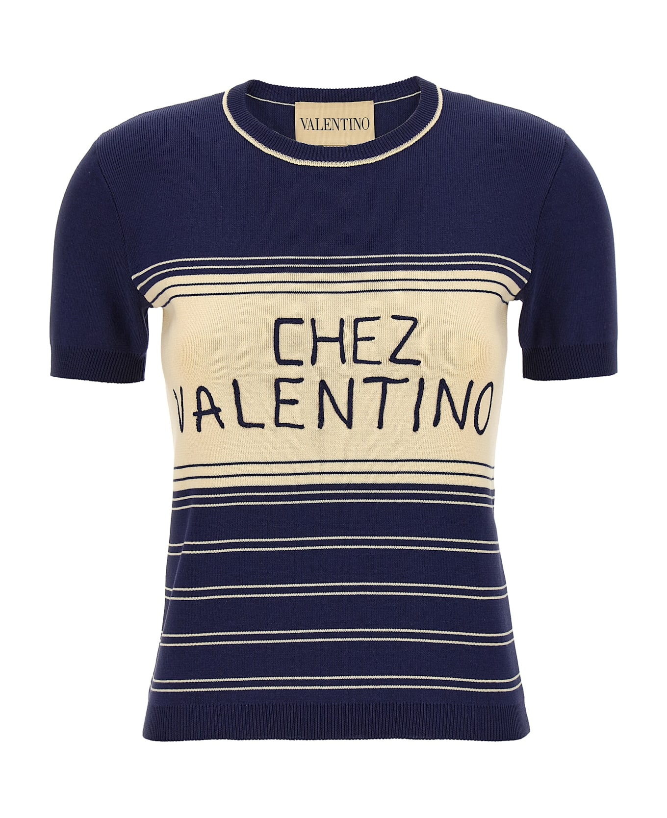 Valentino Garavani 
chez Valentino
 T-shirt - Blue