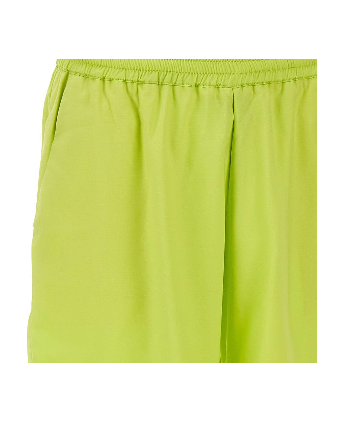Bonsai Wool Blend Shorts - Acid Green