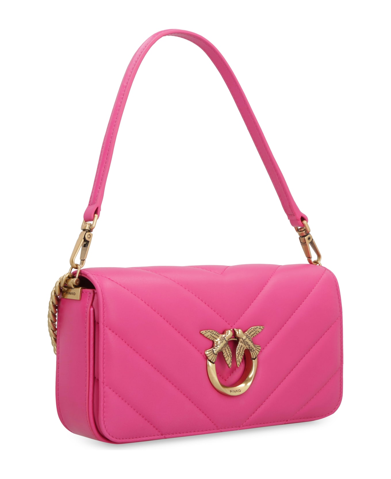 Pinko Love Click Bag - Fuchsia