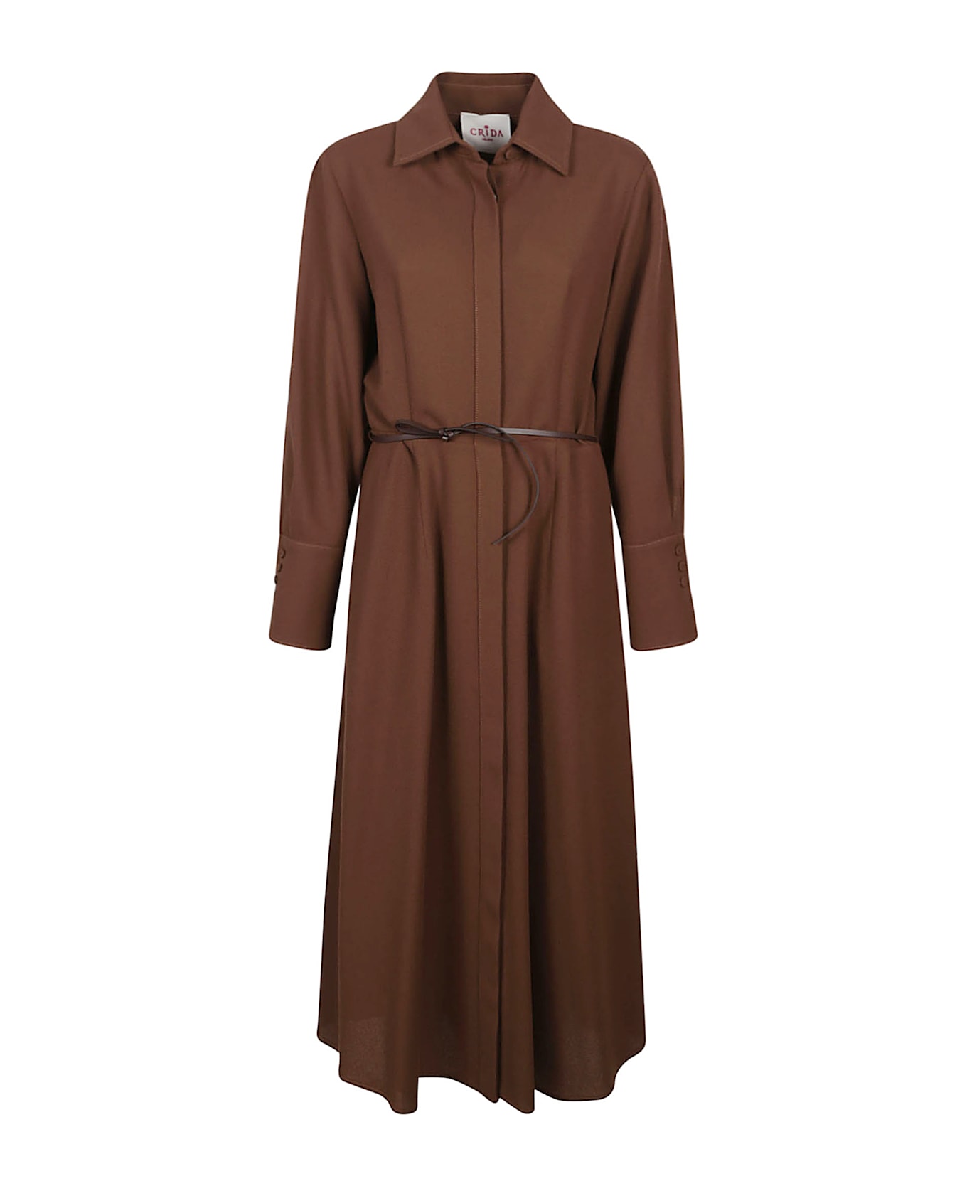 Crida Milano Crida Dresses Brown - Brown