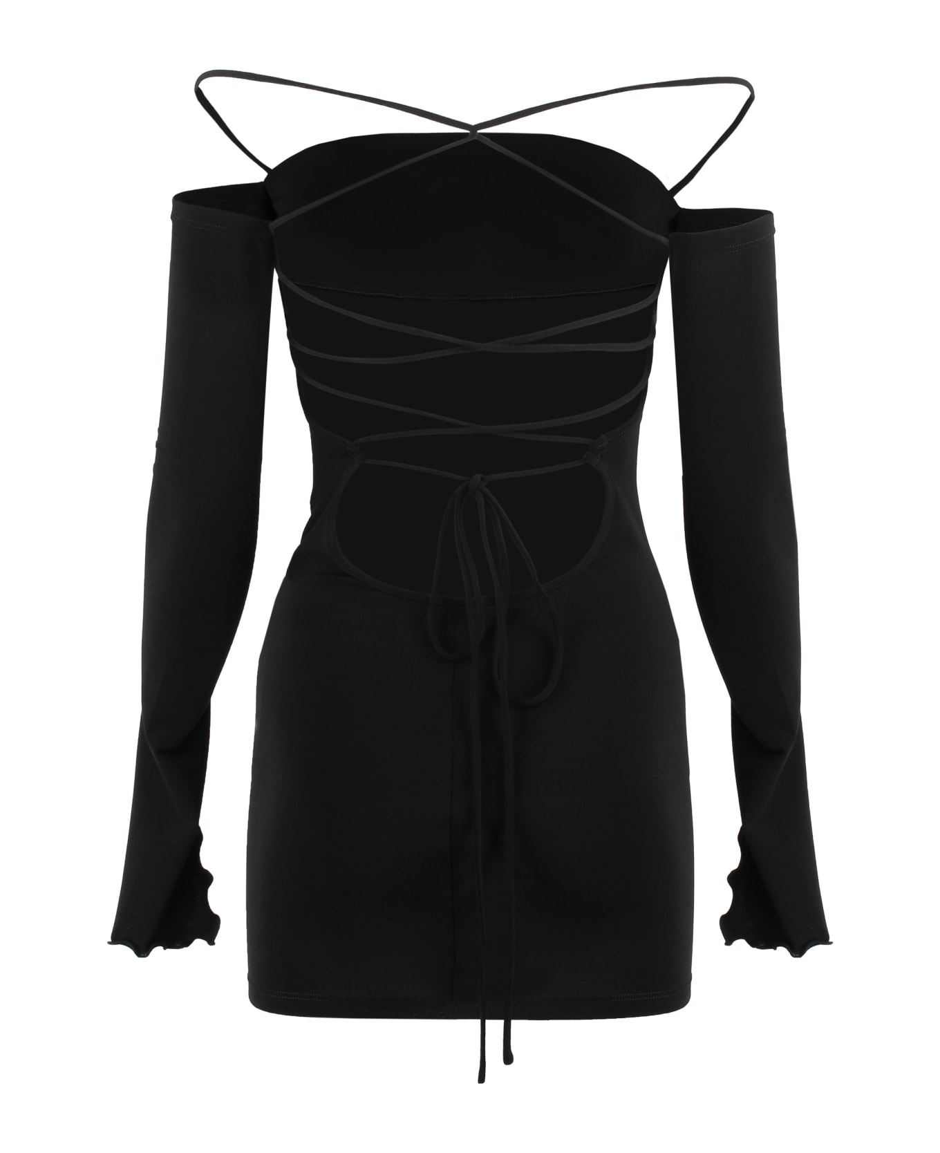The Andamane Maddy Jersey Mini Dress - black
