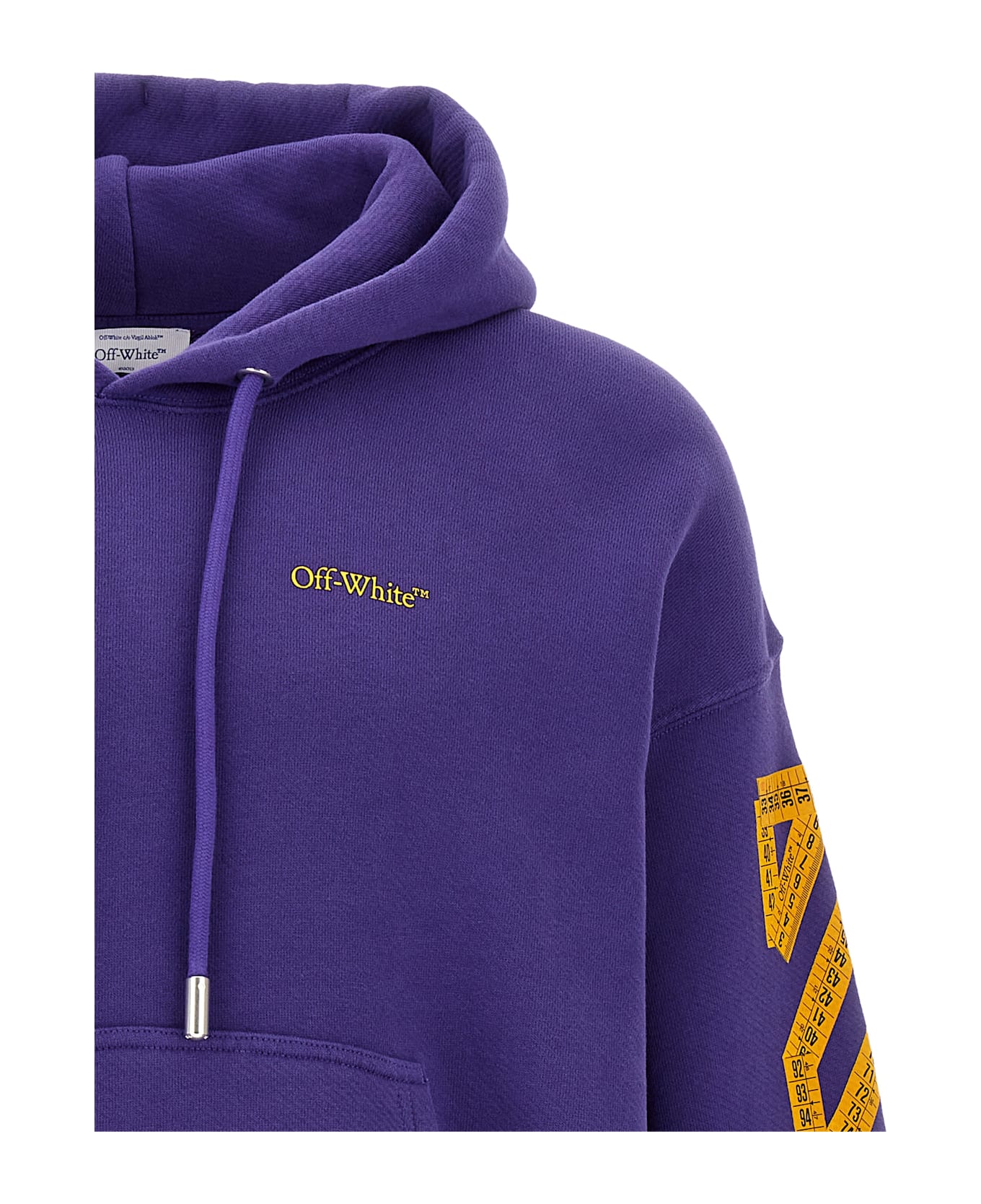 Off-White 'tape Arrow' Hoodie - Purple