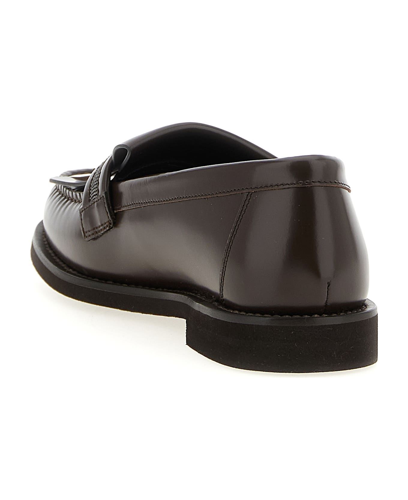 Brunello Cucinelli Monile Loafers - Brown