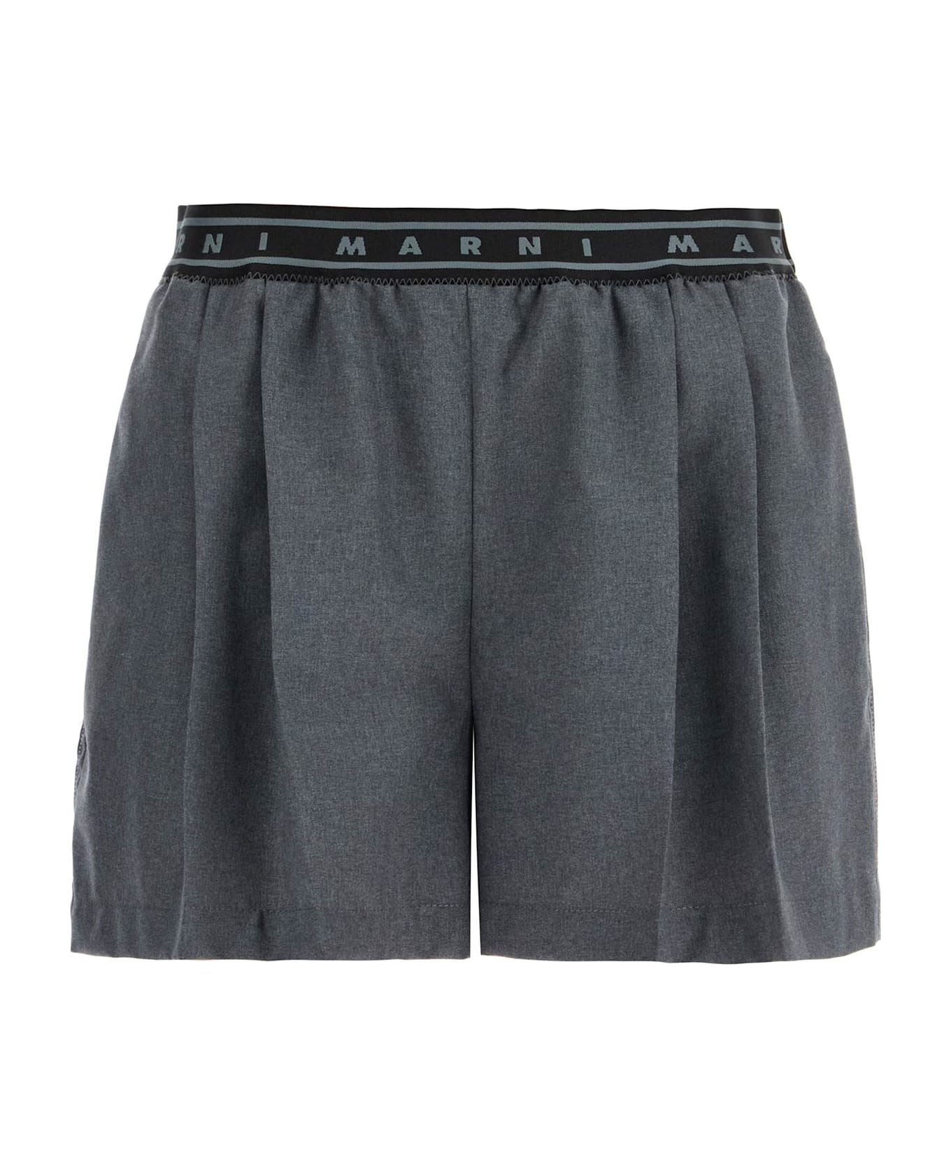 Marni Logo Shorts - GRAPHITE (Grey)
