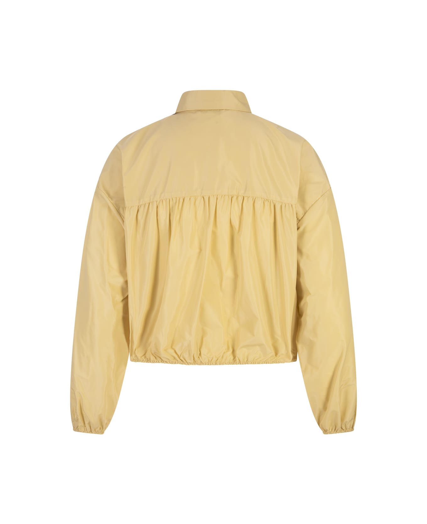 Aspesi Yellow Technical Polyester Taffeta Shirt - Yellow ジャケット