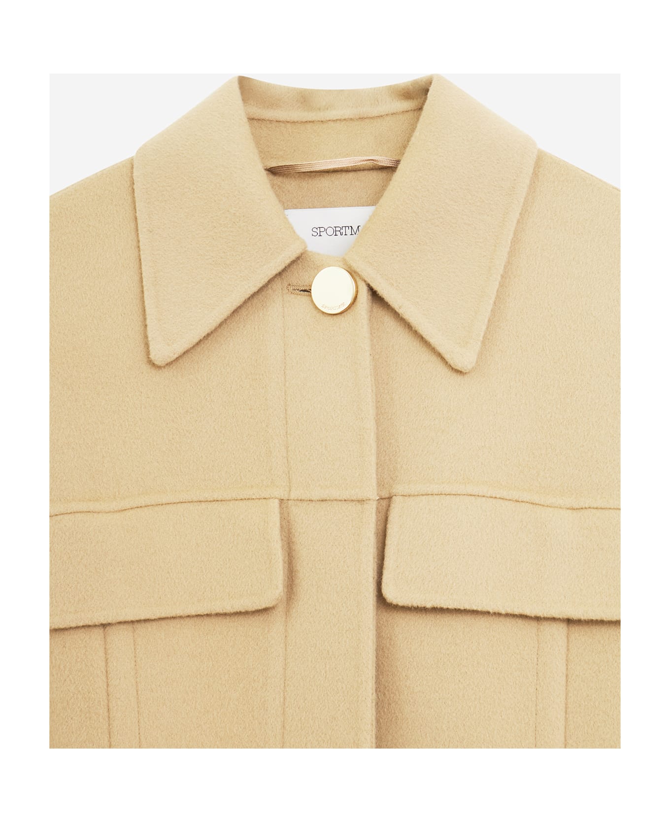 SportMax Olio Coat - BEIGE