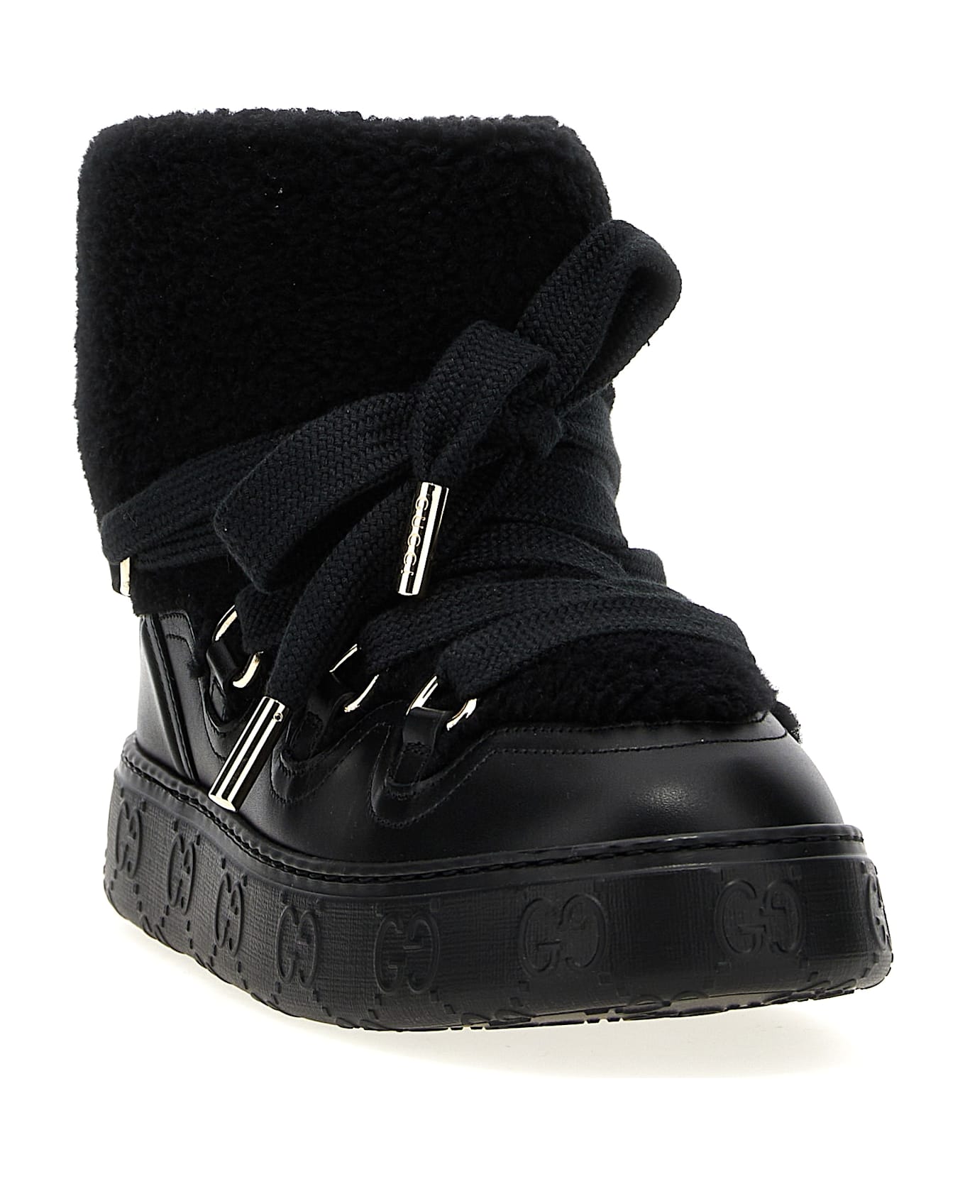 Gucci Teddy Ankle Boots - Black