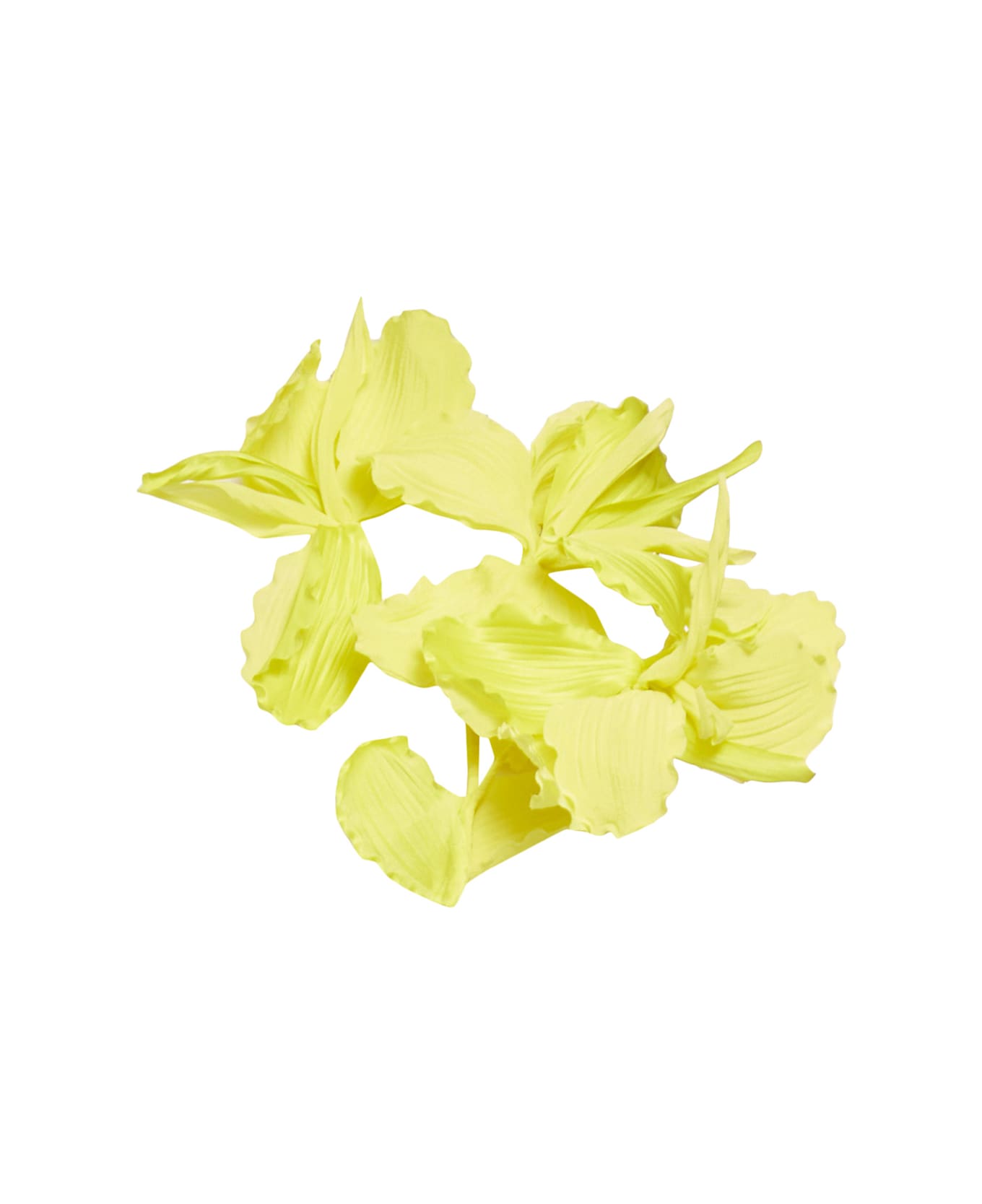 Sucrette Rami Iris In Seta - Yellow ブローチ