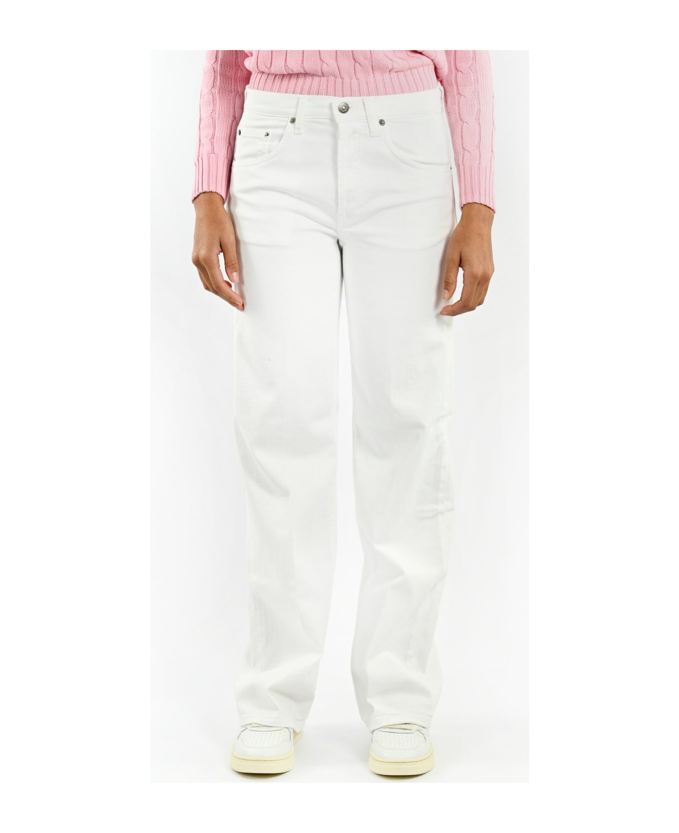 Dondup Jacklin Pants - WHITE