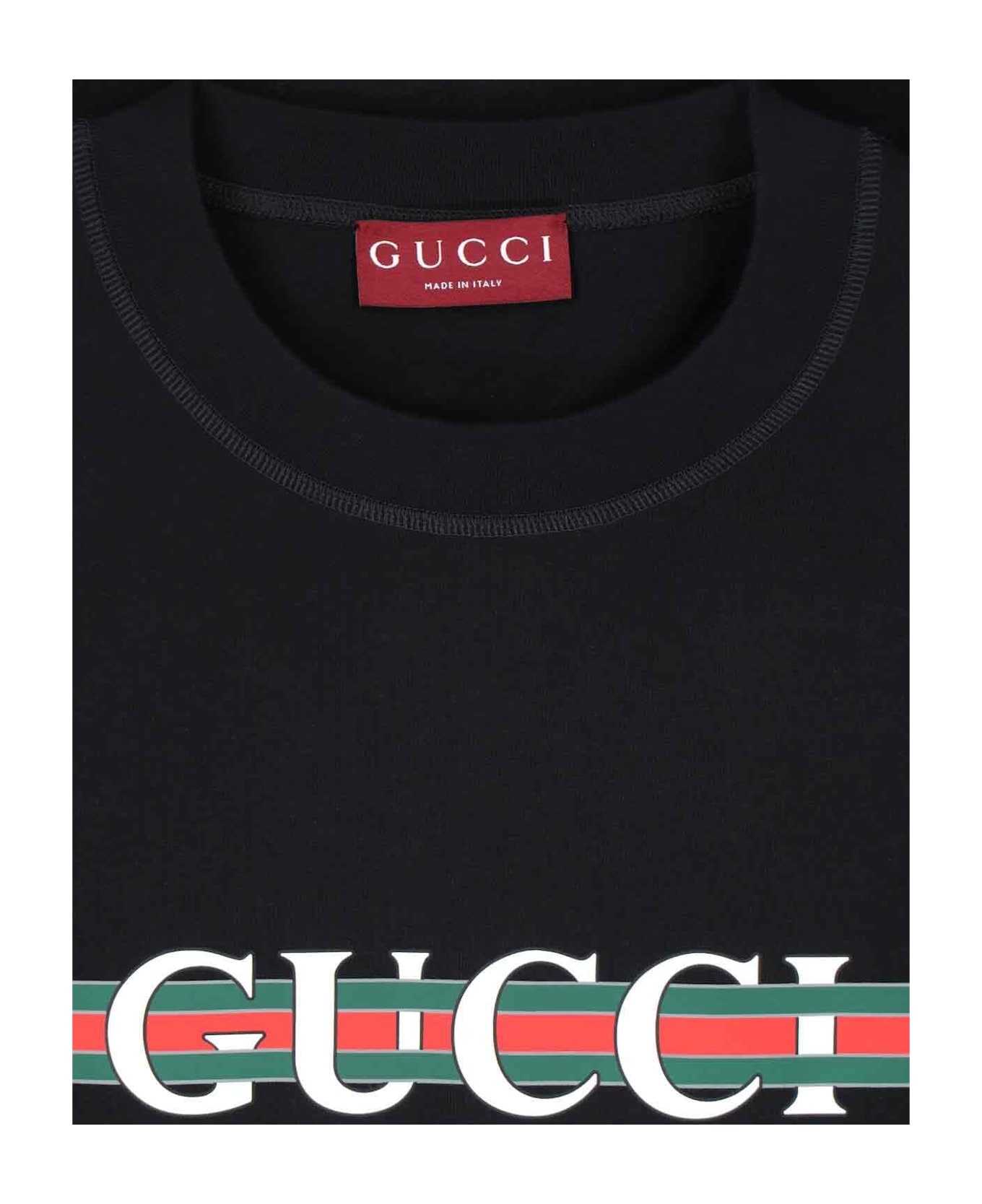 Gucci Logo T-shirt - Black/mc