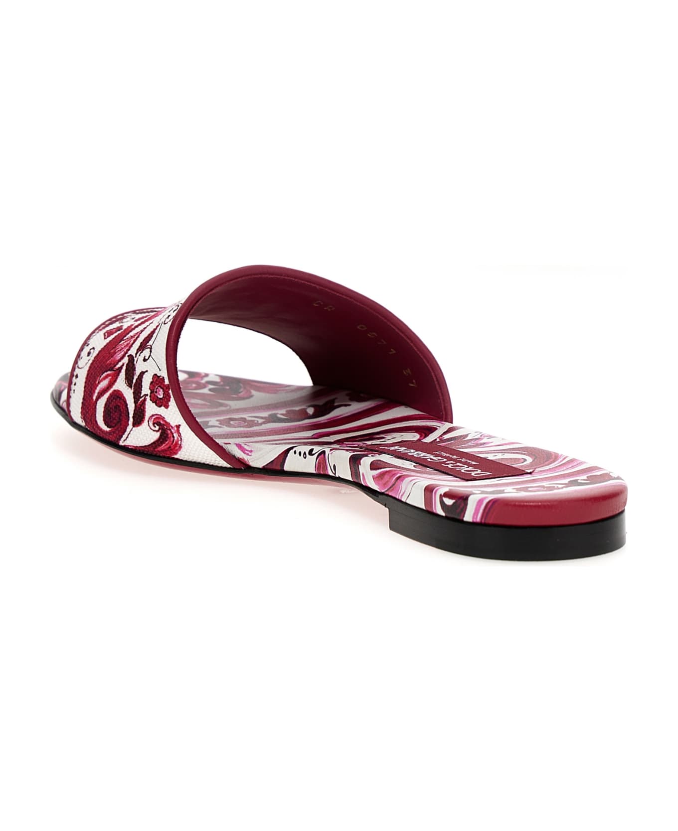 Dolce & Gabbana Maiolica Sandals - FUCHSIA サンダル