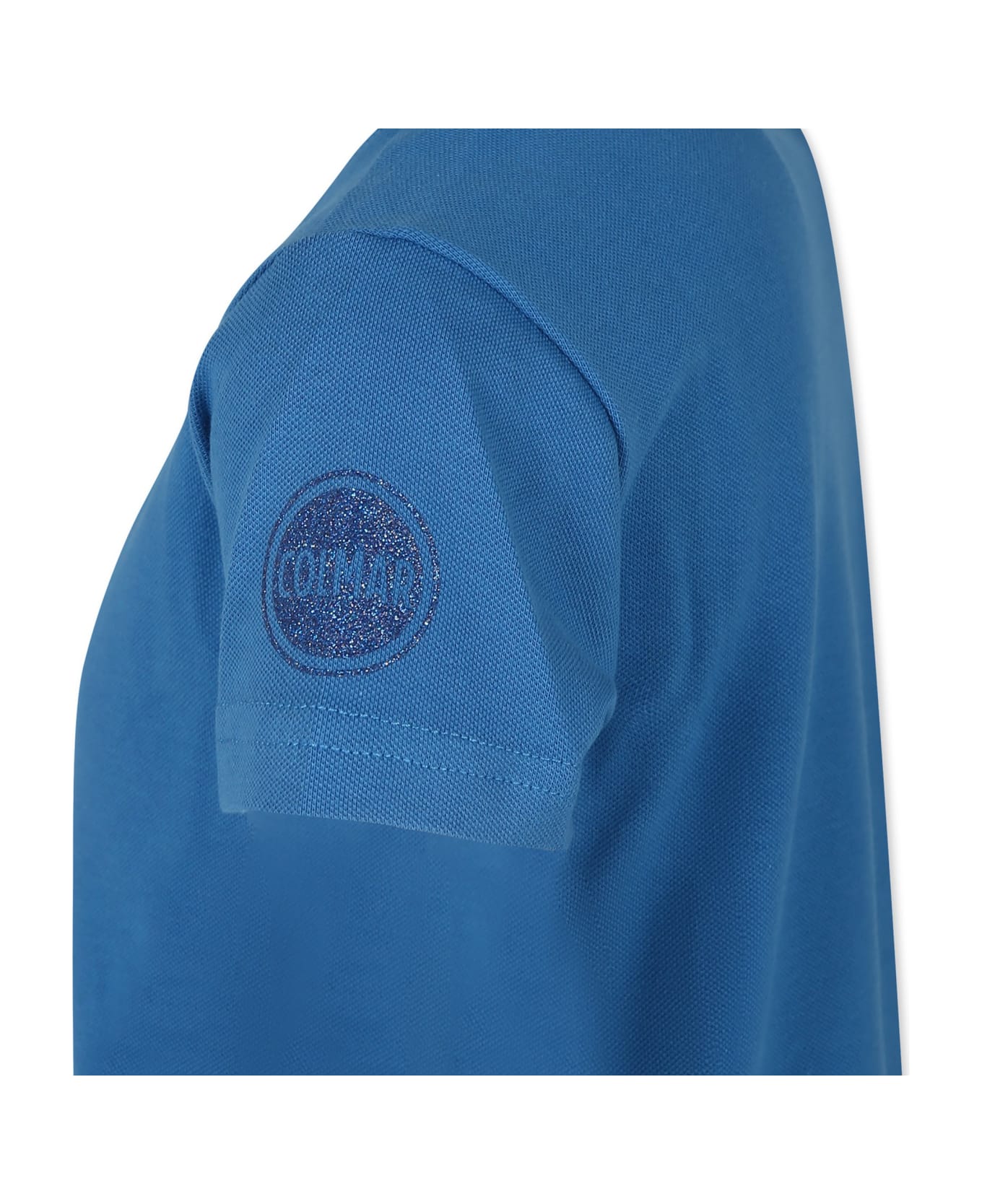 Colmar Light Blue Dress For Girl With Logo - Light Blue