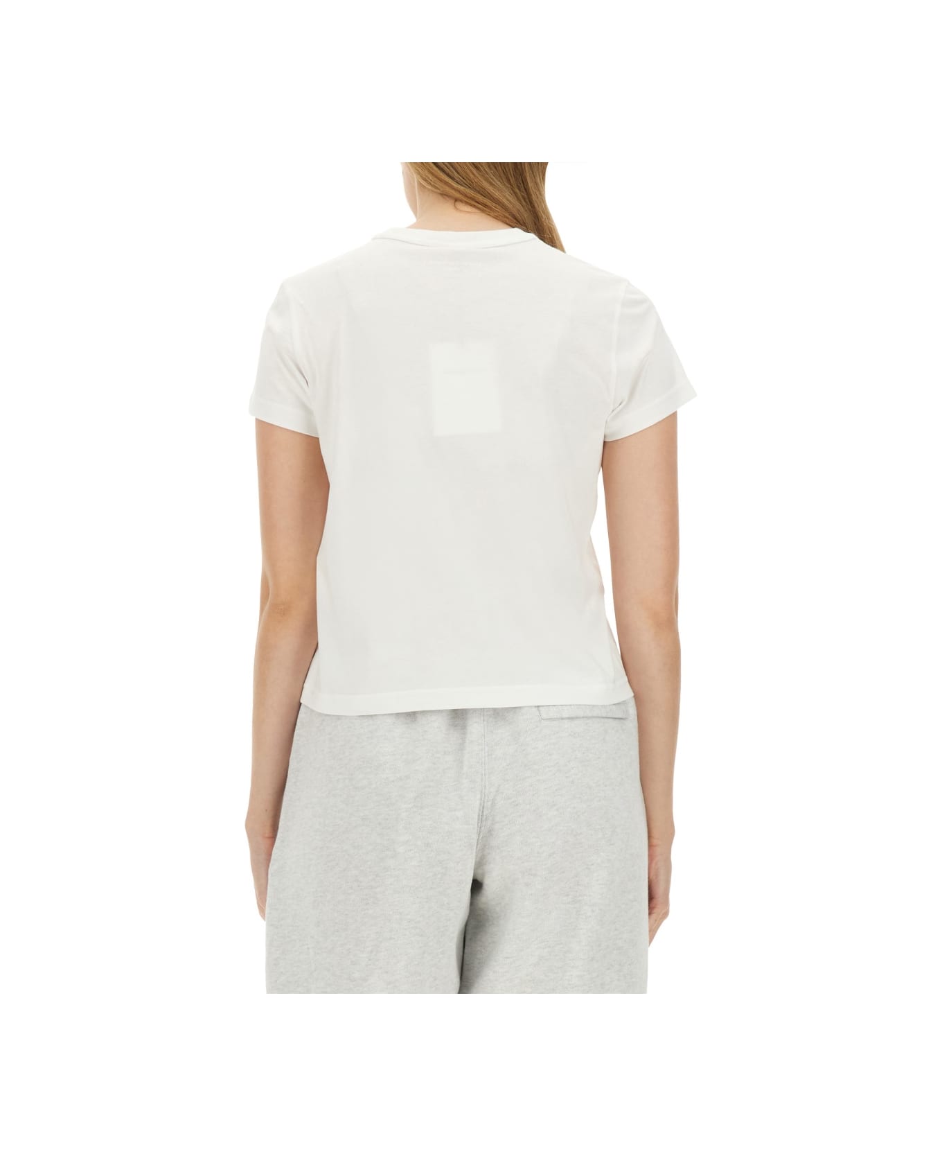 T by Alexander Wang Essential Shrunk T-shirt - WHITE