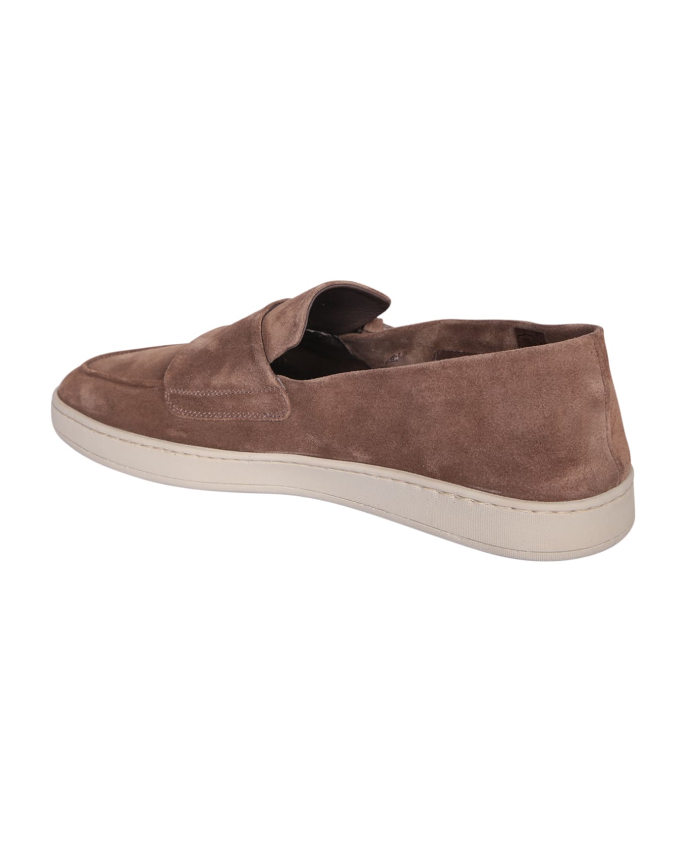 Officine Creative Herbie 005 Suede Taupe Loafer - Brown