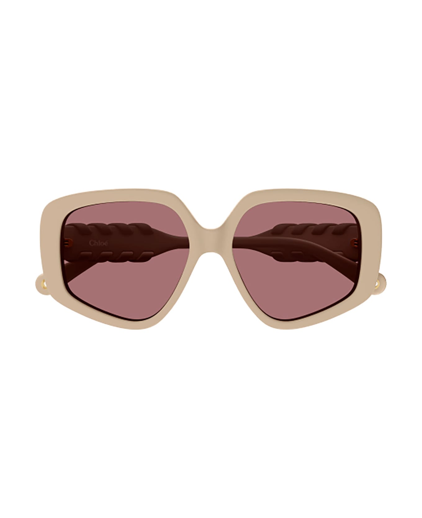 Chloé Eyewear CH0210S Sunglasses - Ivory Ivory Red