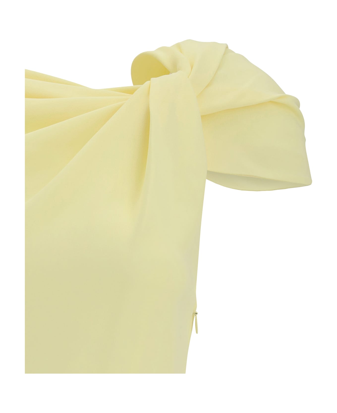 Givenchy Draped Midi Cady Dress