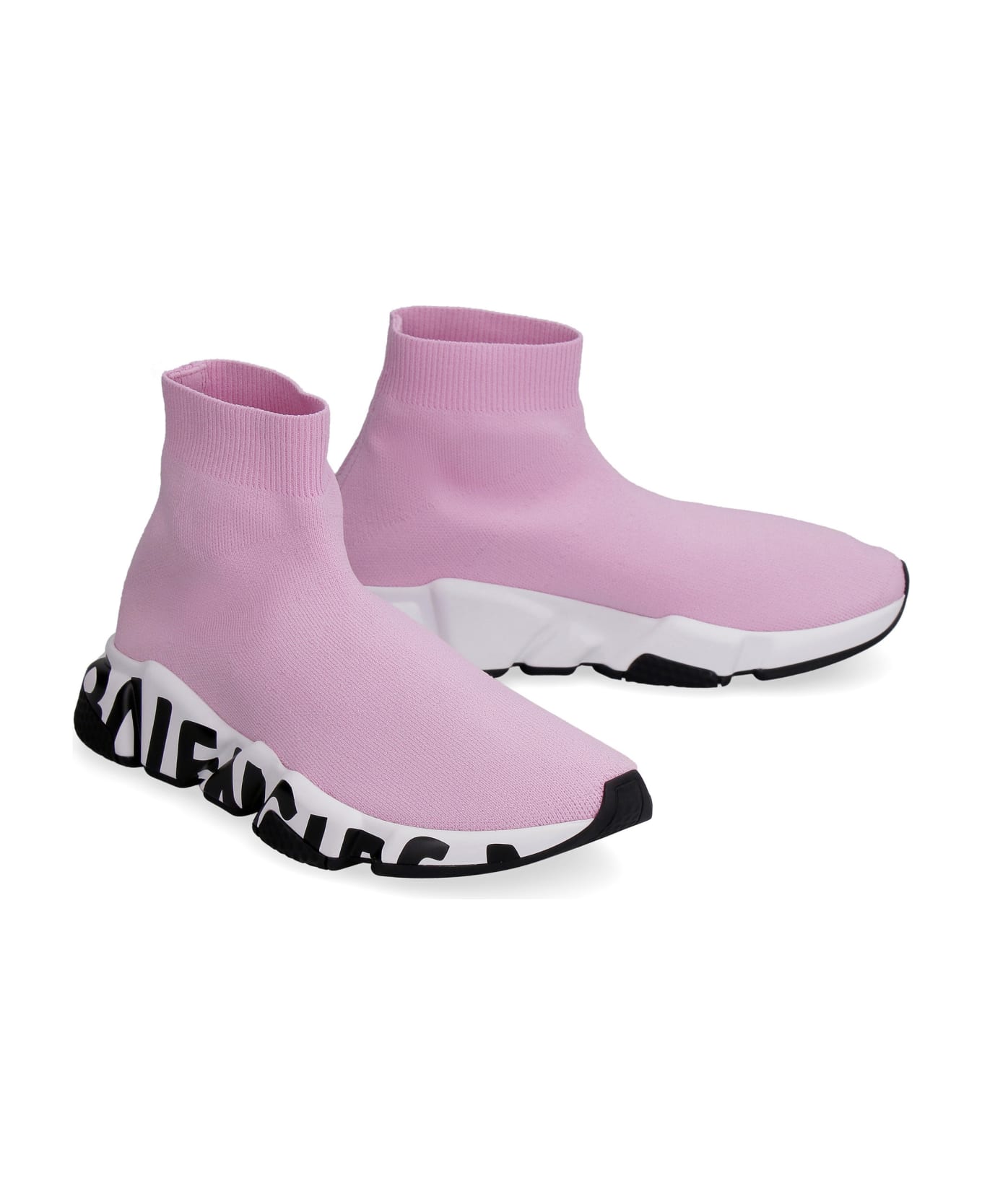 Balenciaga Speed Knitted Sock-sneakers - Pink