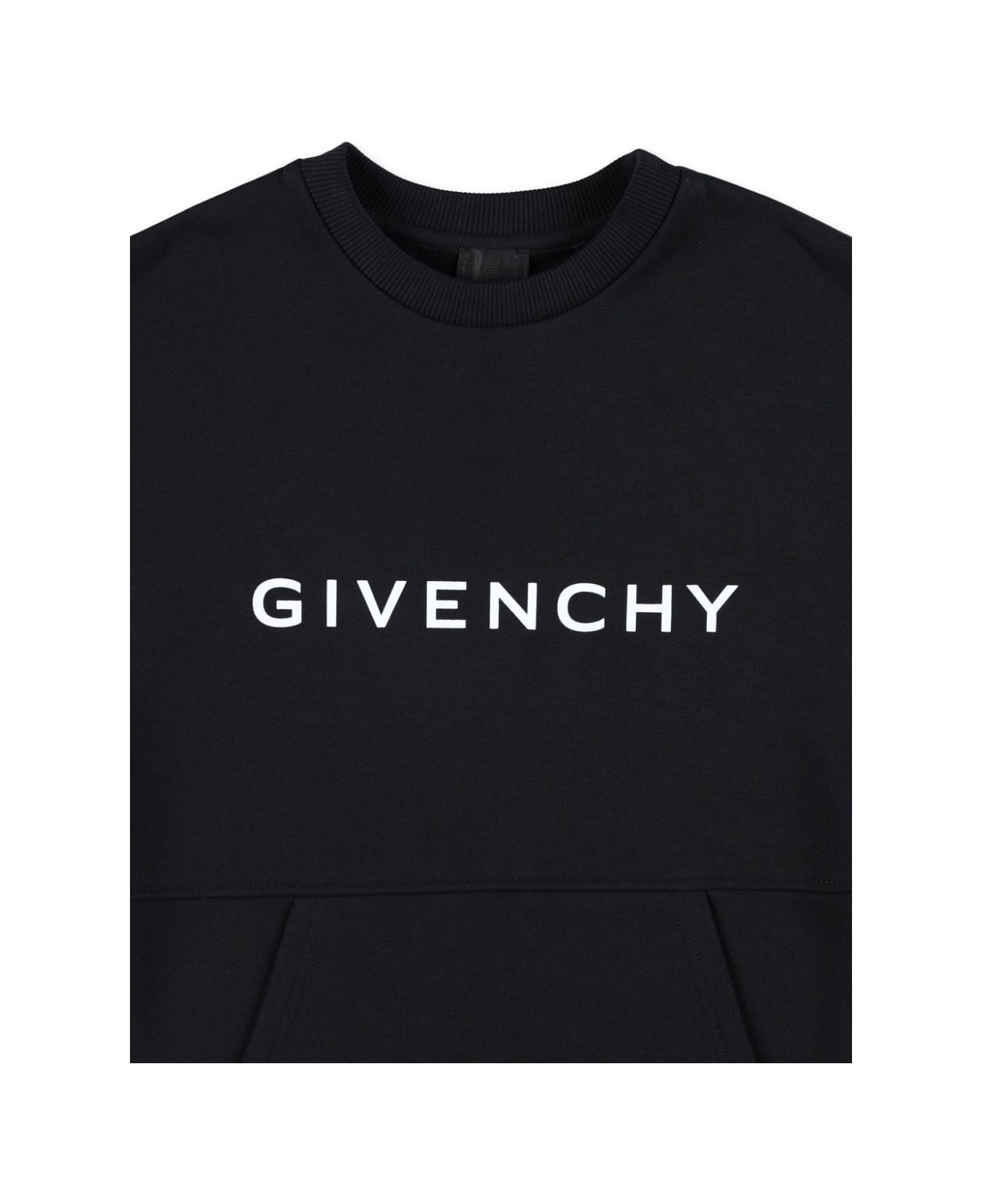 Givenchy Abito In Con Logo - Black