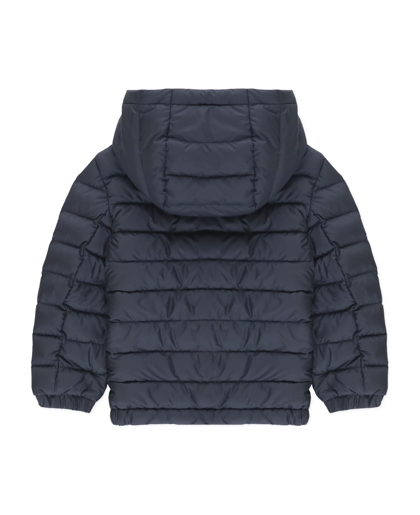 Moncler Padded Jacket With Logo - Blue