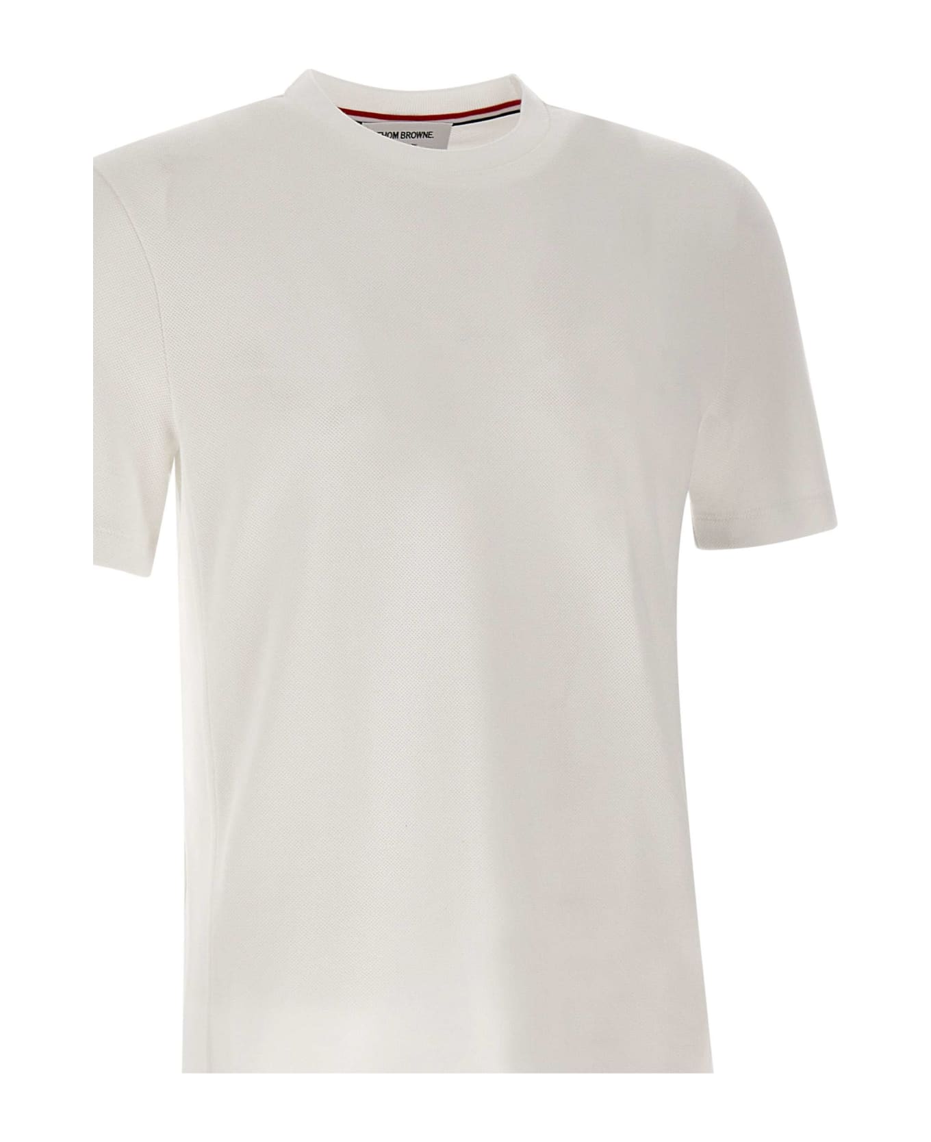 Thom Browne 'short Sleeve Tee' Cotton T-shirt - White