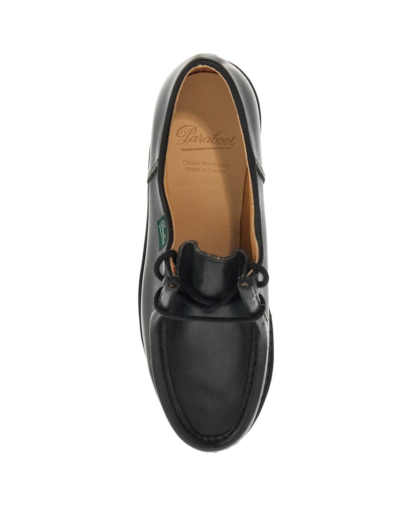 Paraboot 'leather Michael Derby Shoe - NOIRE LIS NOIR (Black)