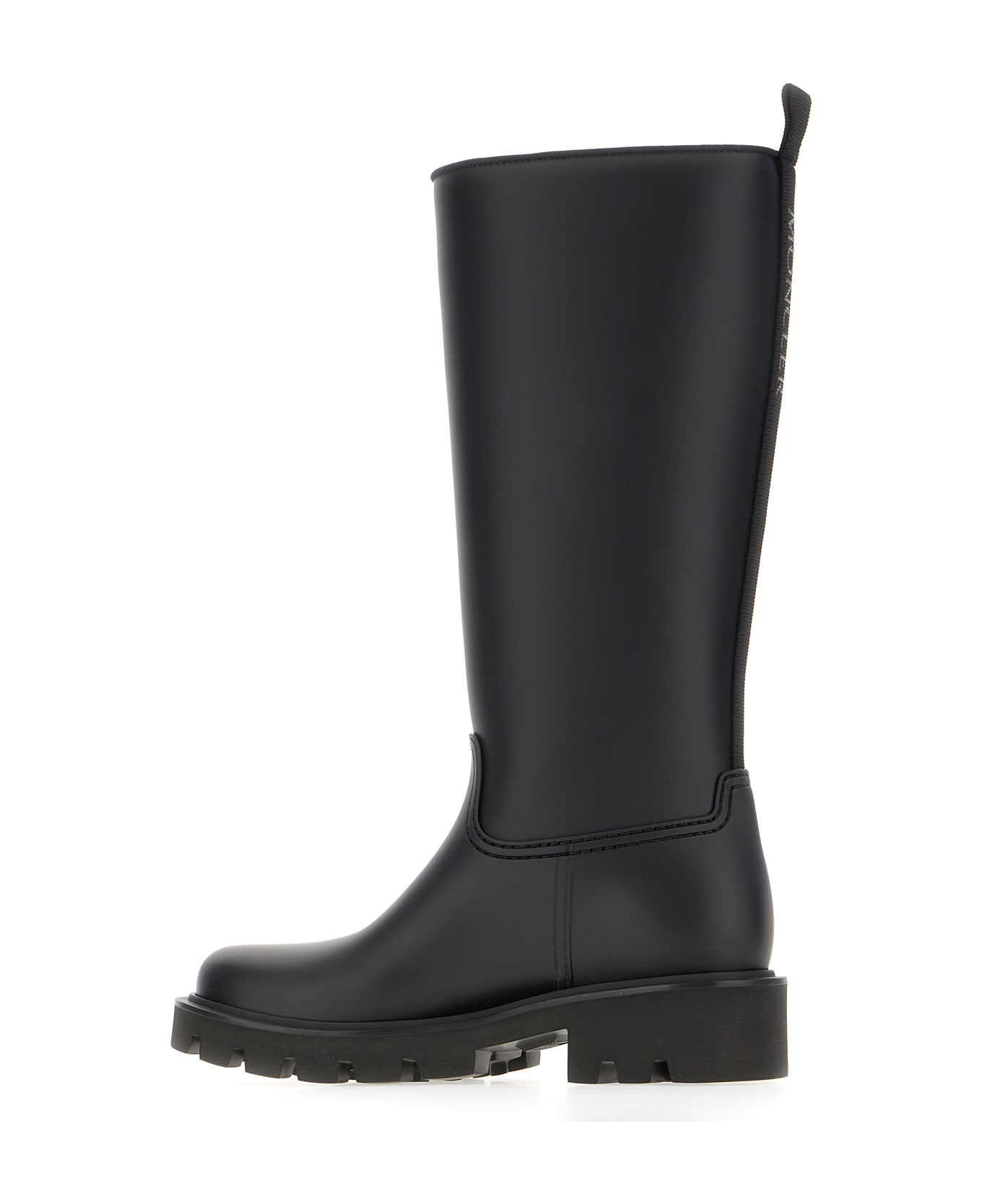 Moncler Black Rubber Kickstream Boots - Black