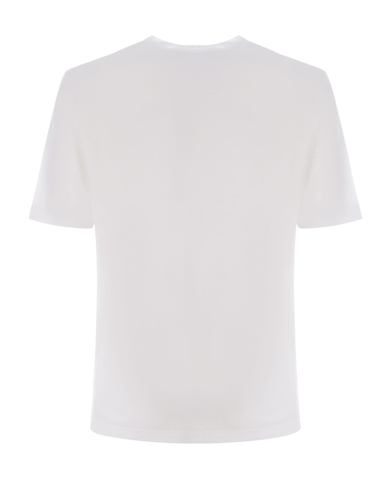 Filippo De Laurentiis T-shirt Filippo De Laurentis Made Of Linen - Bianco