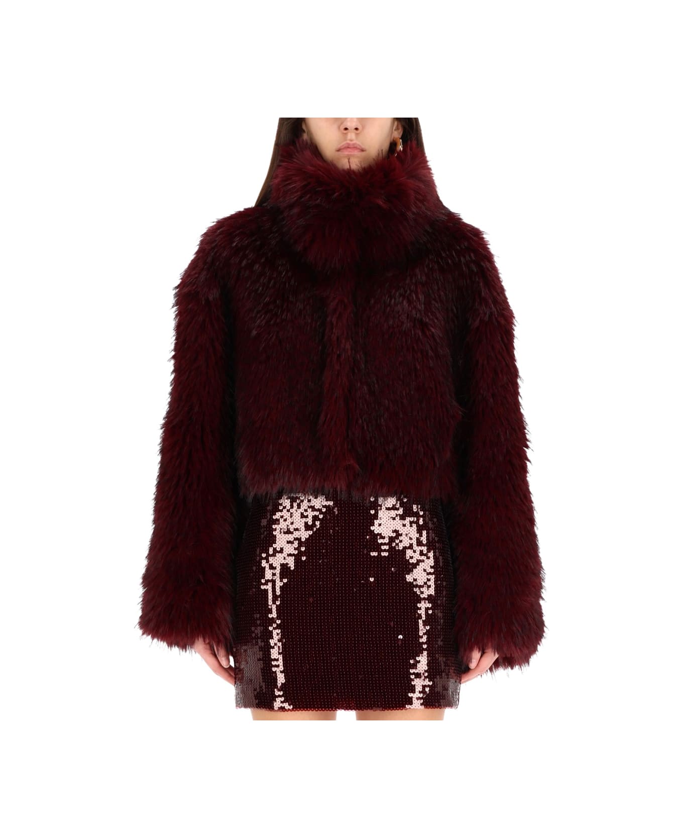 Rotate by Birger Christensen Short Jacket - BORDEAUX