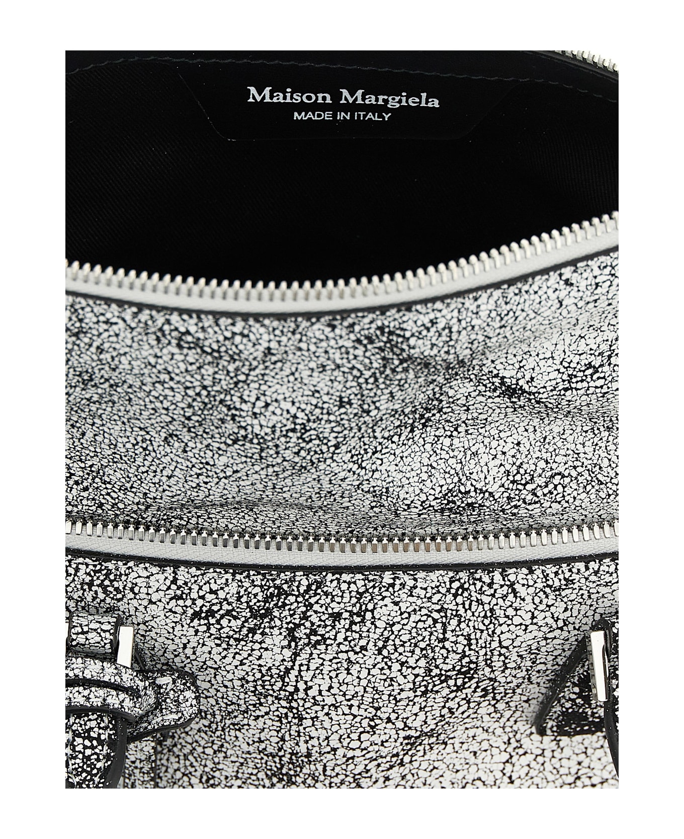 Maison Margiela '5ac Loved To Death' Mini Handbag - WHITE-BLACK