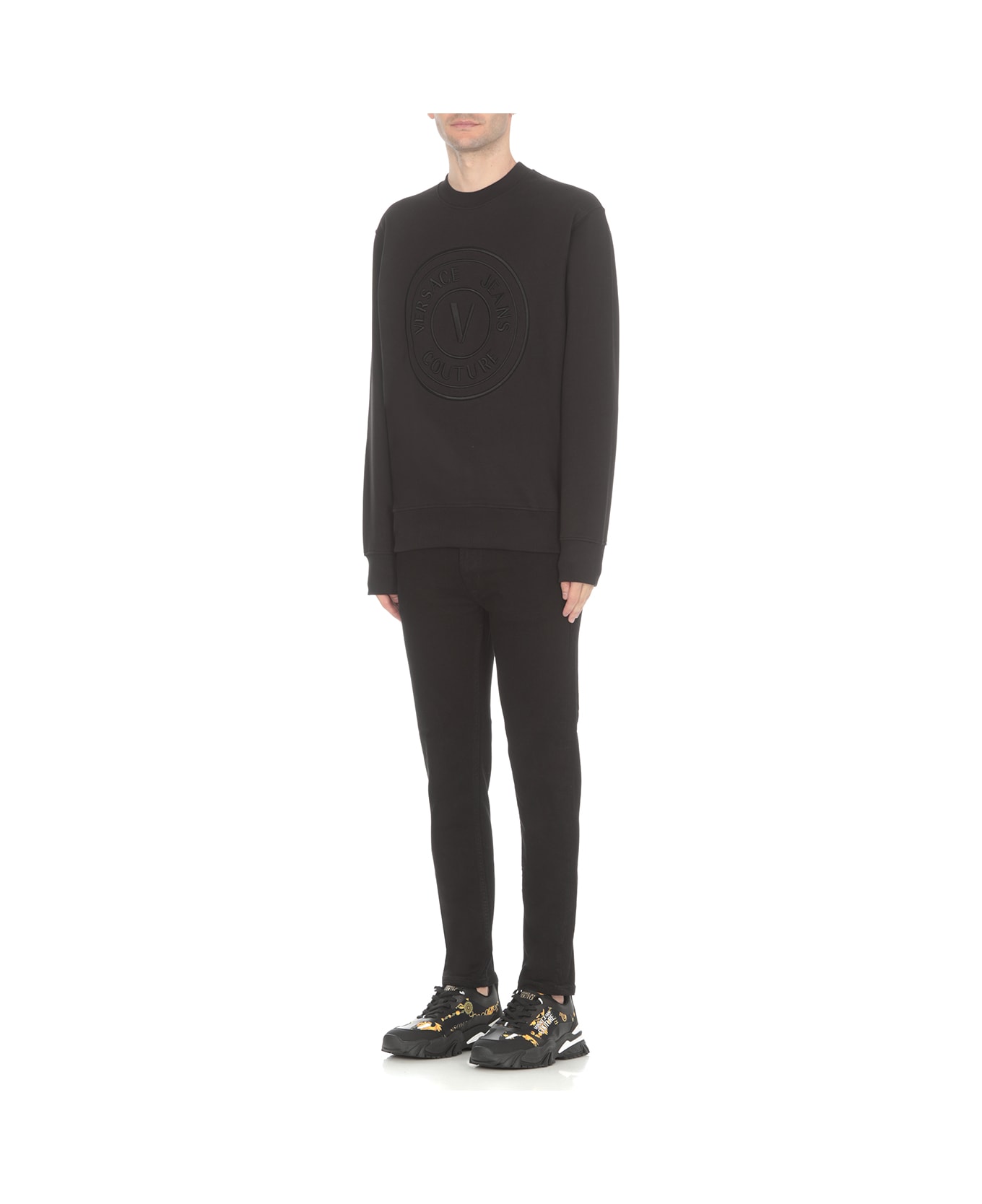 Versace Jeans Couture Sweatshirt - Black フリース