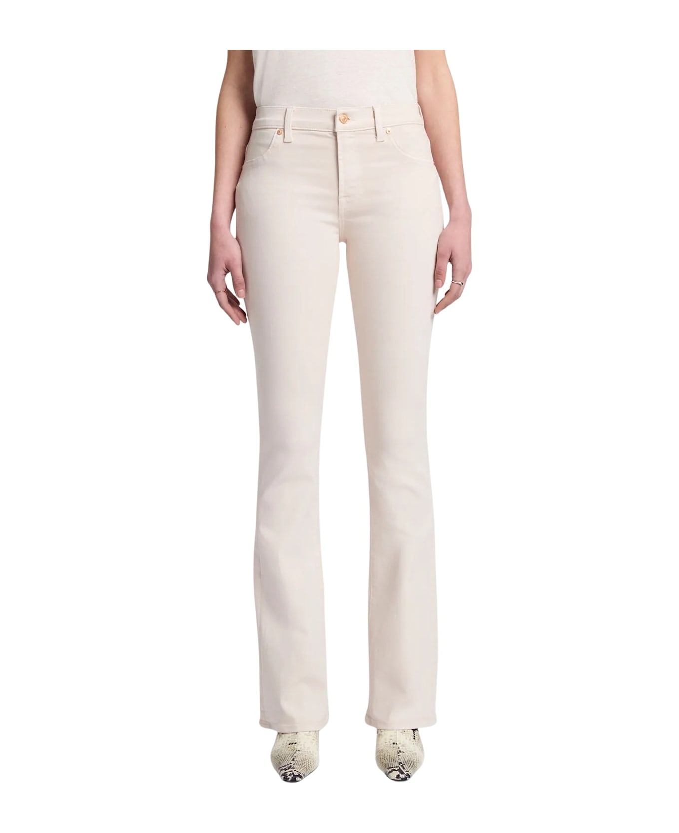 7 For All Mankind Bootcut - White