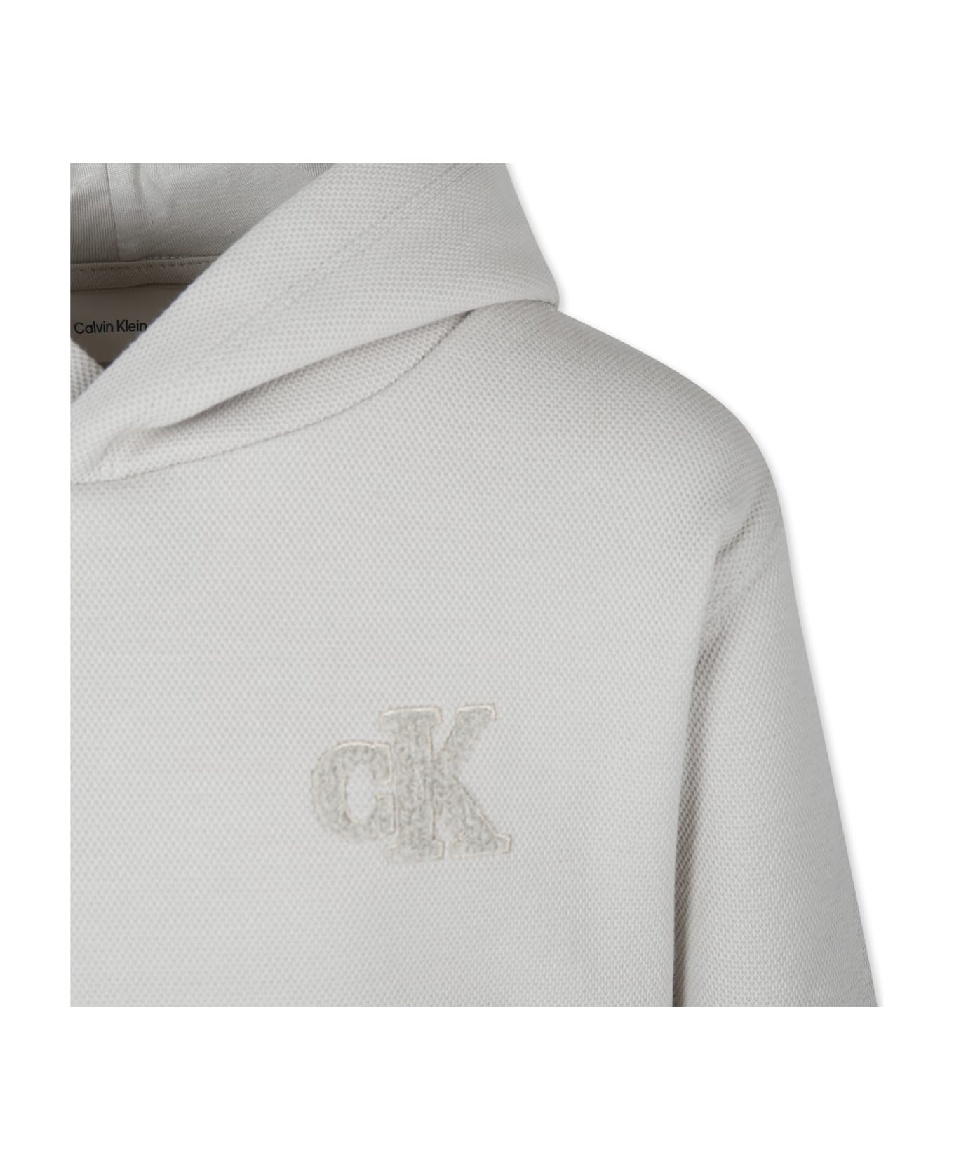 Calvin Klein Beige Sweatshirt For Boy With Monogram - Beige