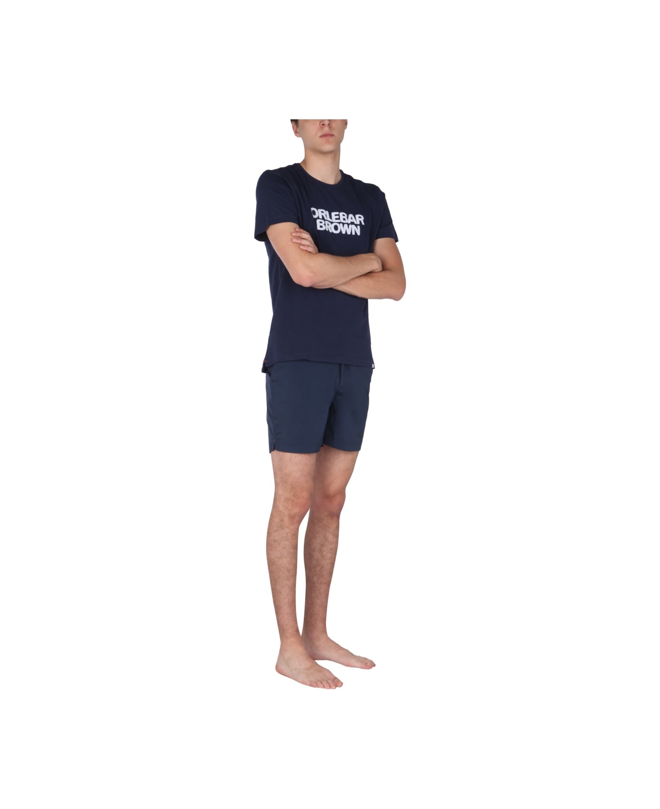 Orlebar Brown "sammy Ob Towelling" T-shirt - BLUE シャツ